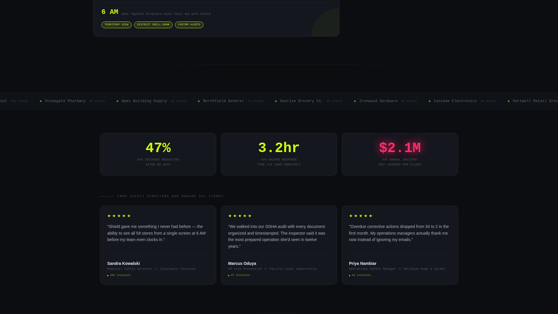 Shield - Powerful Safety Landing Page Template