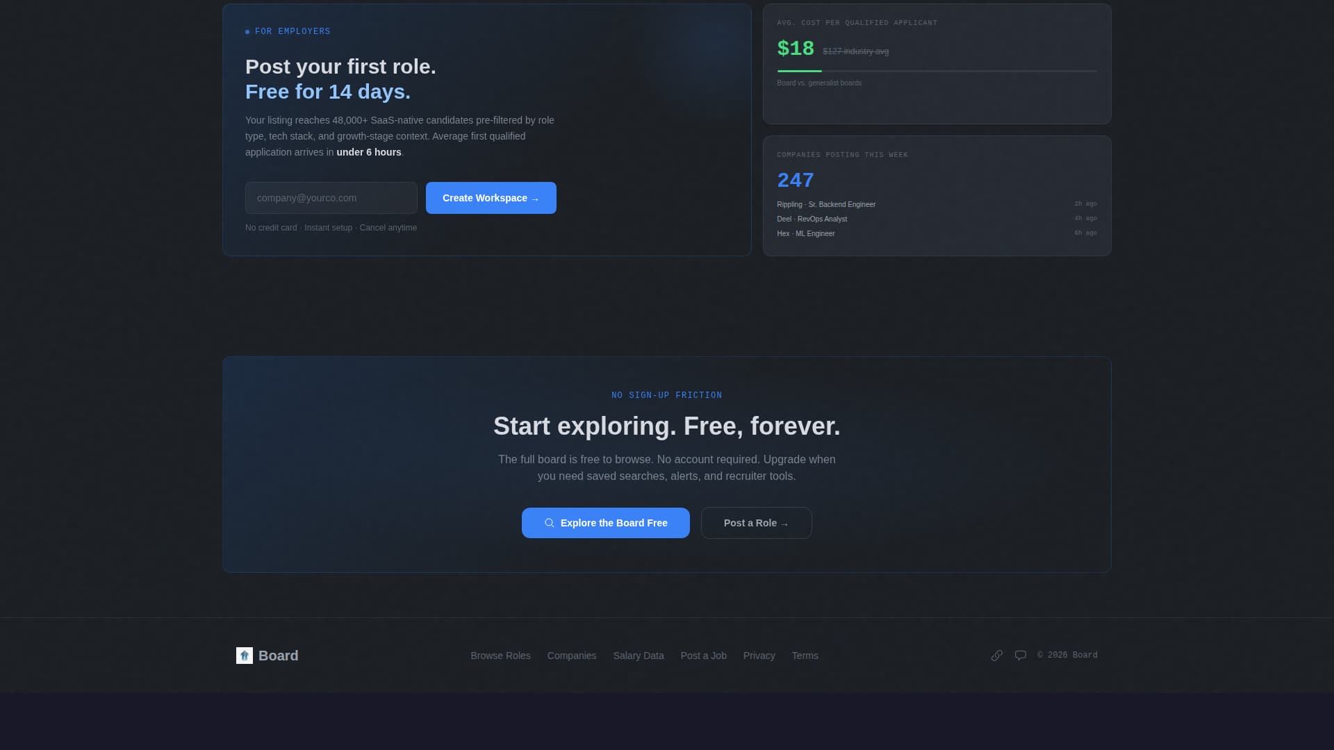 Board - Precision SaaS Landing Page Template