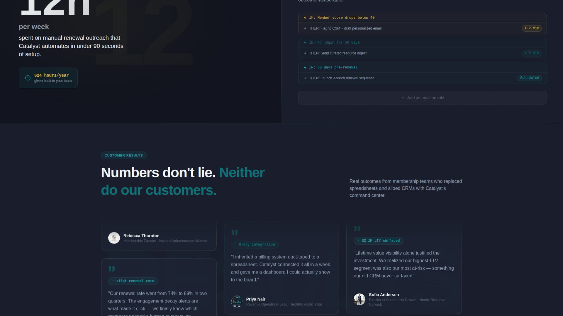 Catalyst - Powerful Membership Landing Page Template