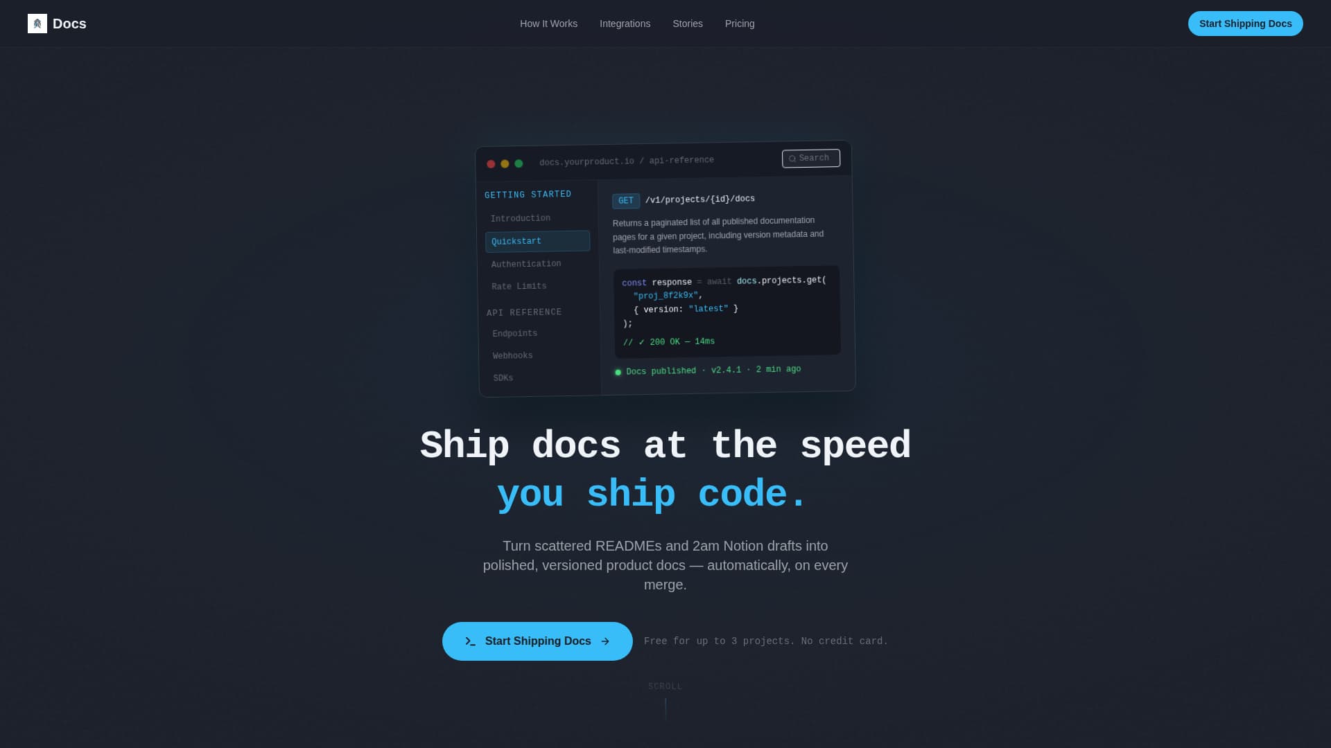 Docship - Powerful SaaS Landing Page Template