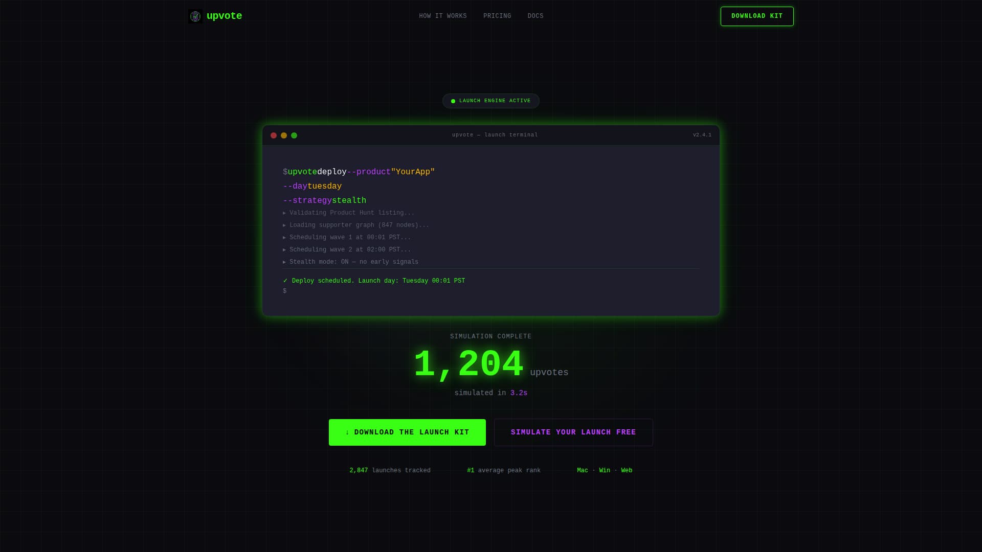 Upvote - Powerful SaaS Landing Page Template