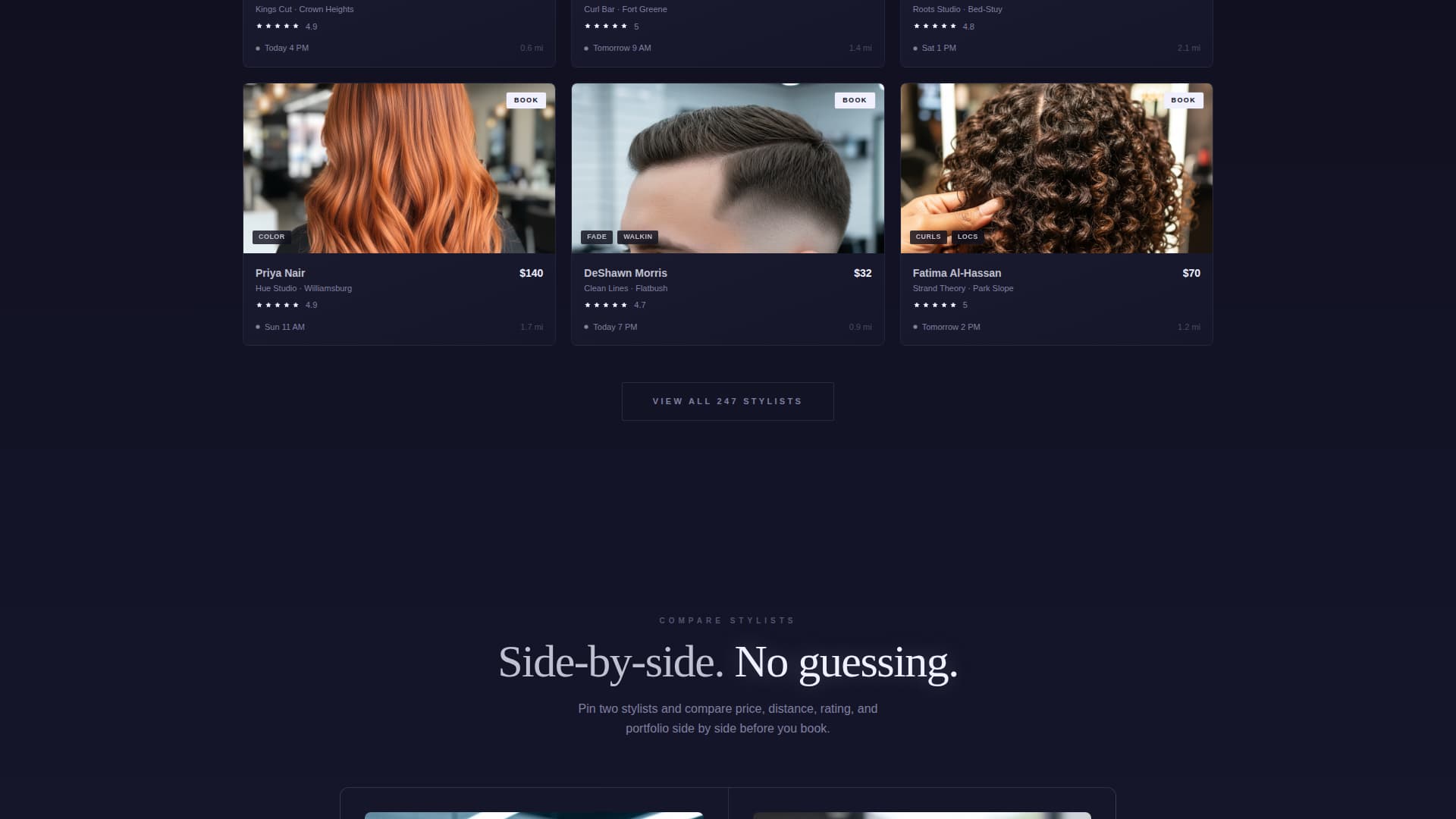 Chair - Sleek Barbershop Landing Page Template