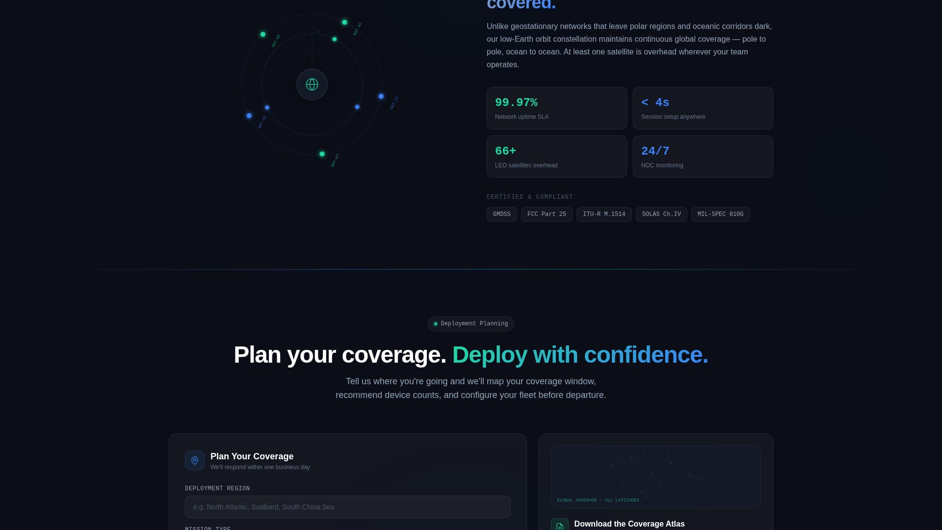 Signal - Powerful Satellite Landing Page Template