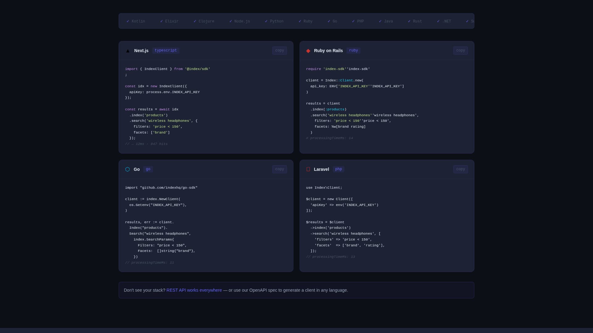 Index - Lightning Search Landing Page Template