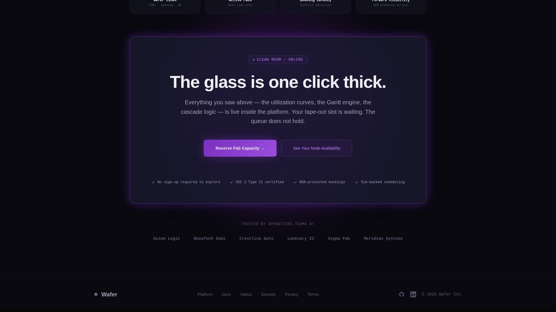 Chip — Advanced Fab Landing Page Template