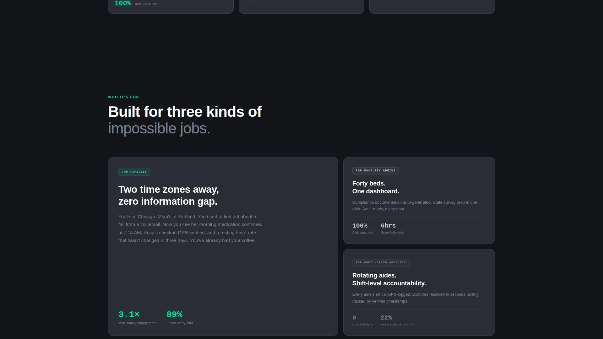 Portal - Intelligent Seniorcare Landing Page Template