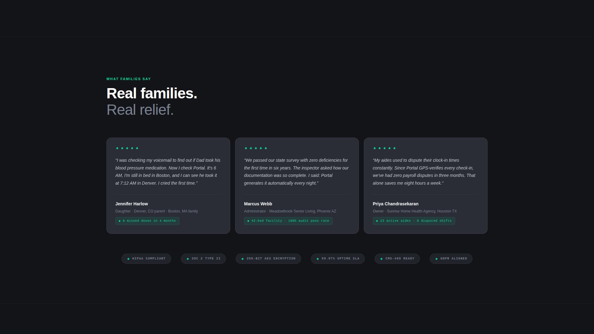 Portal - Intelligent Seniorcare Landing Page Template