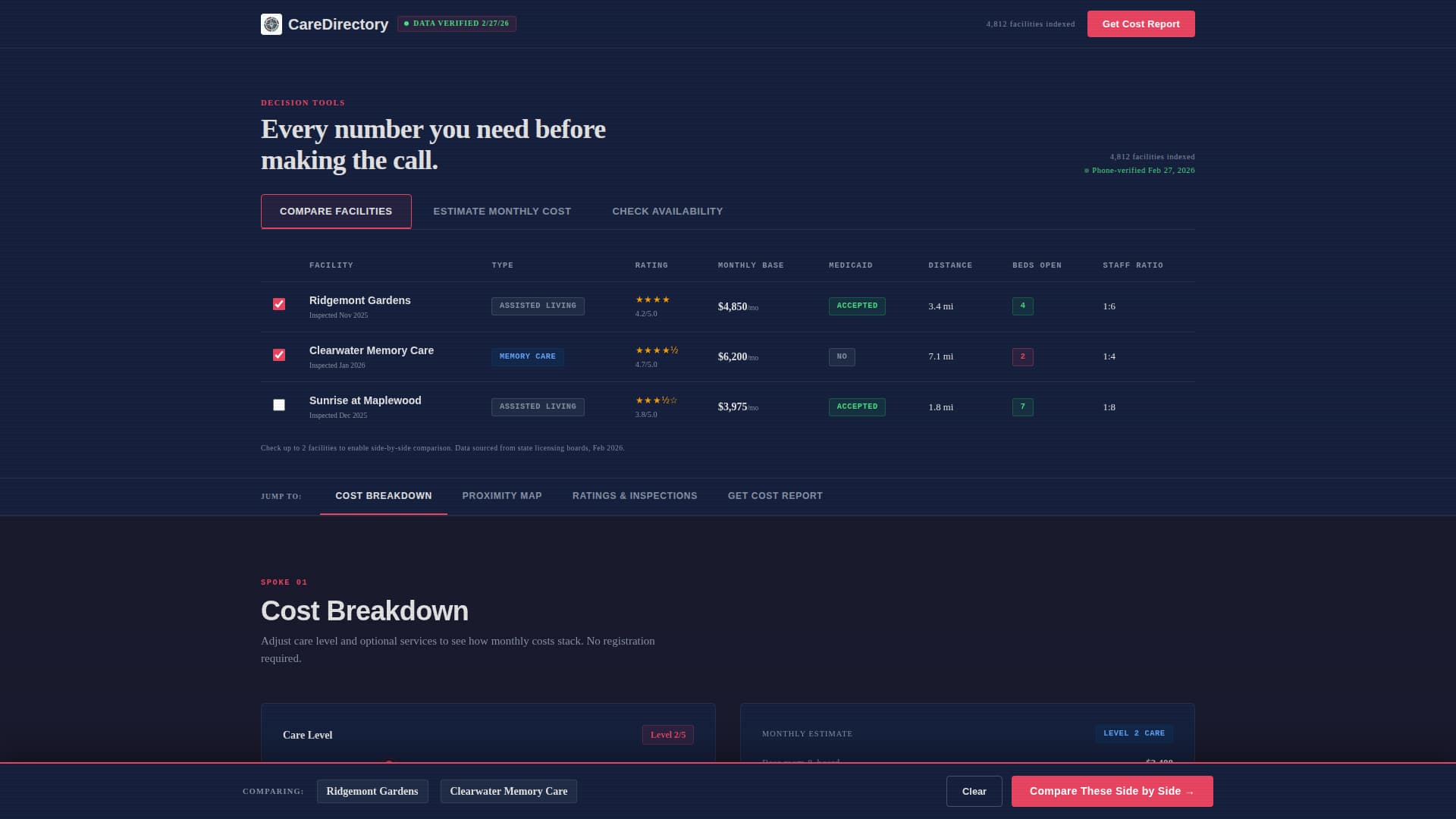 Careatlas - Powerful Seniorcare Landing Page Template