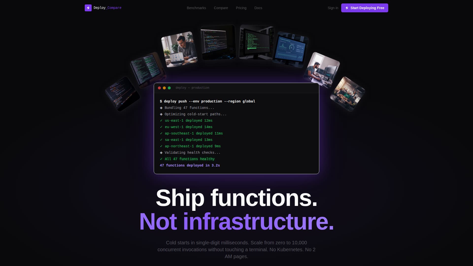 Serverless Computing Technology Complete Professional Website Template