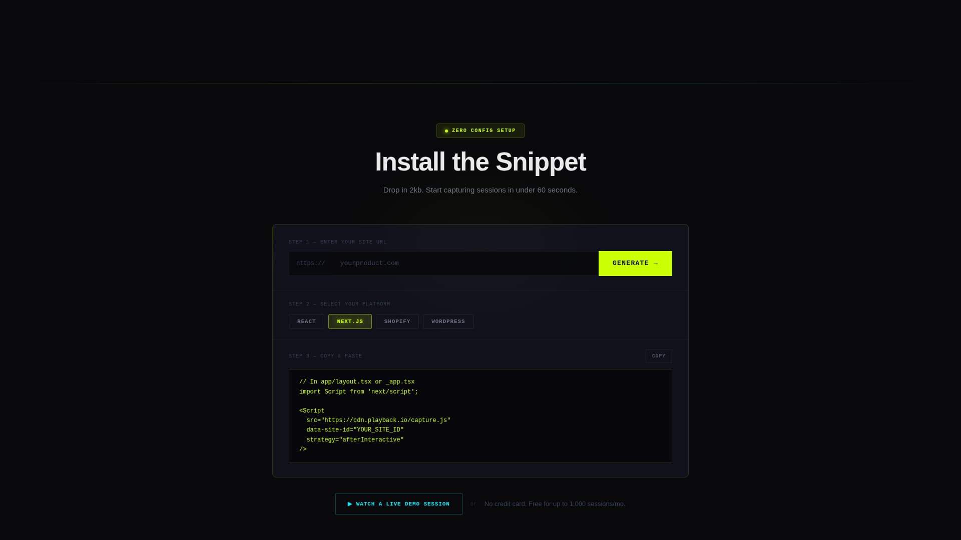 Micro-SaaS & Developer Tools Professional Website Template