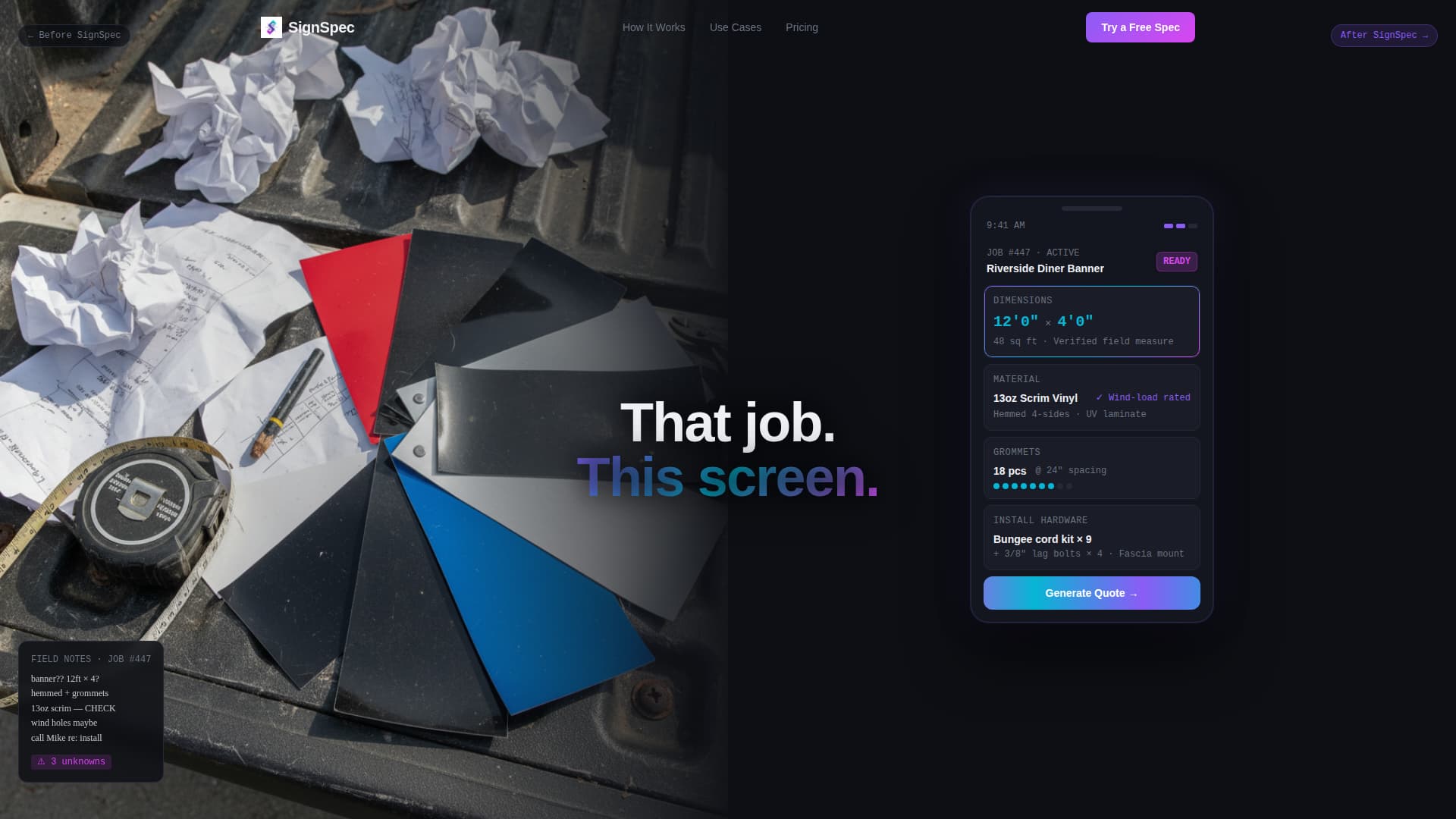 Sign & Banner Digital Presence Advanced Professional Website Template