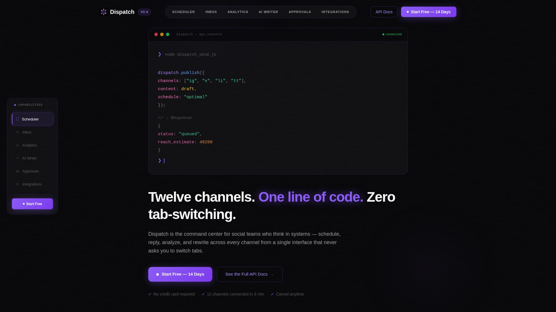 Software & SaaS Booking Website Template