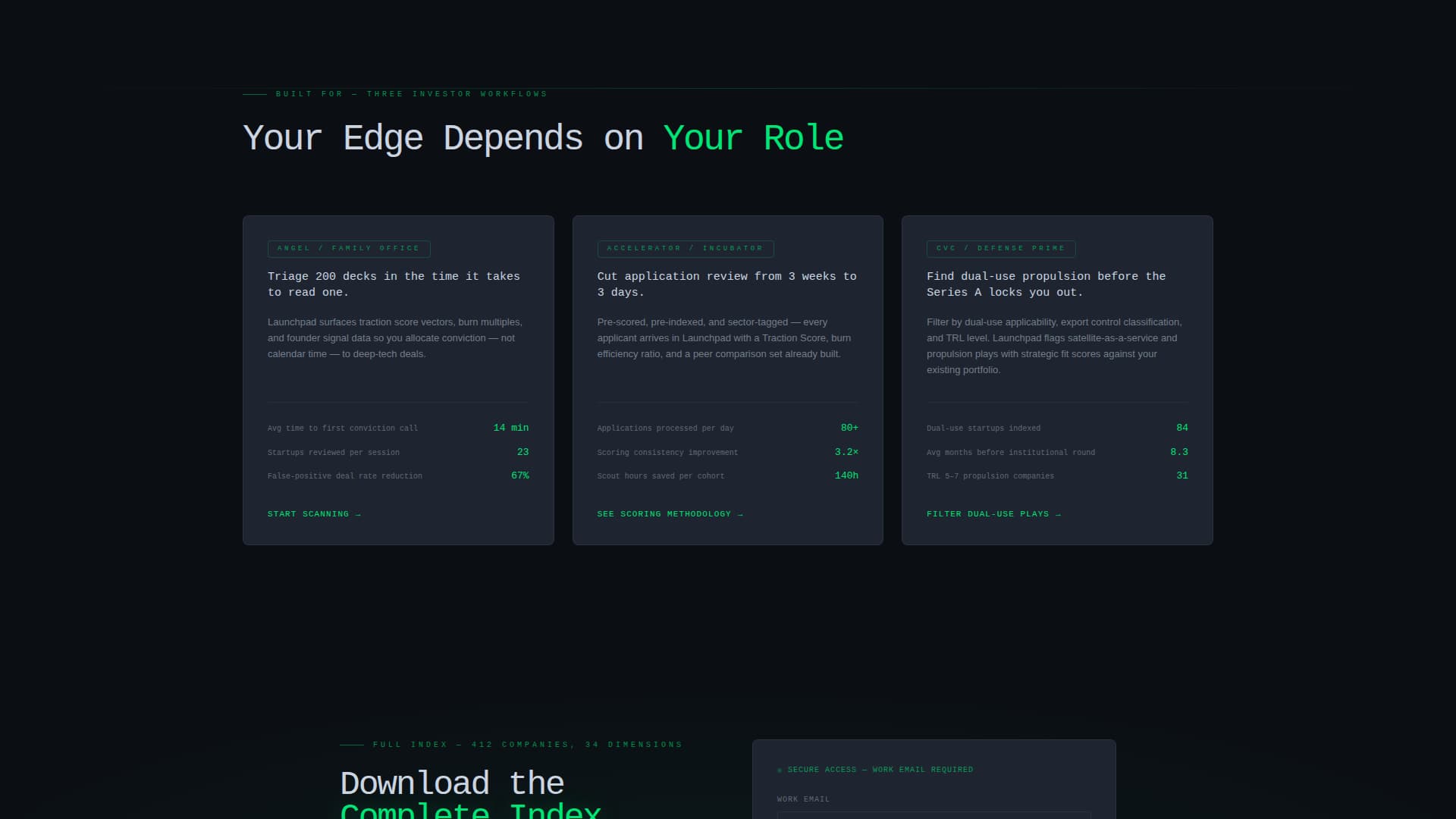 Launchpad - Powerful Spacetech Landing Page Template