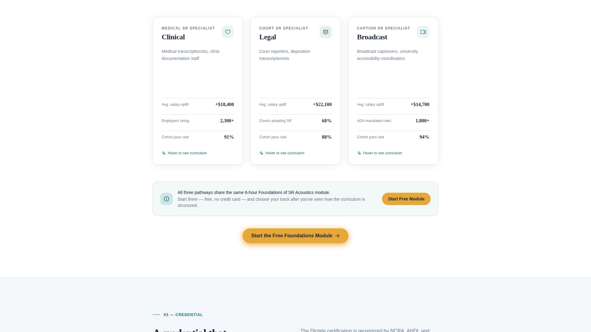 Speech - Premium Recognition Landing Page Template