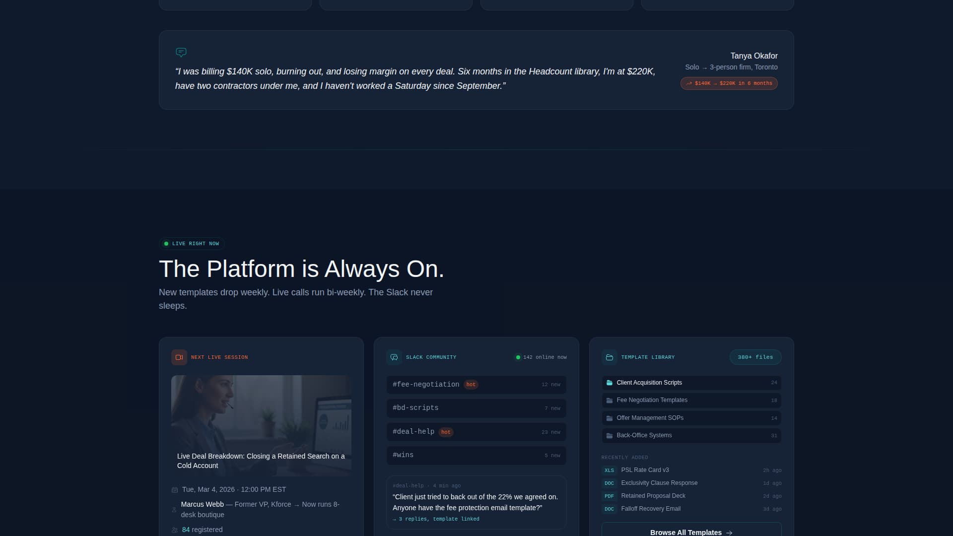 Headcount - Powerful Recruiting Landing Page Template