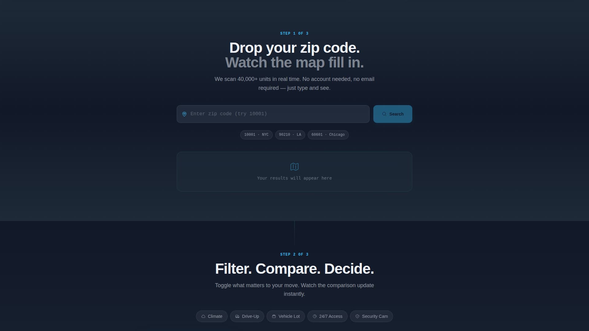 Stash - Instant Storage Landing Page Template