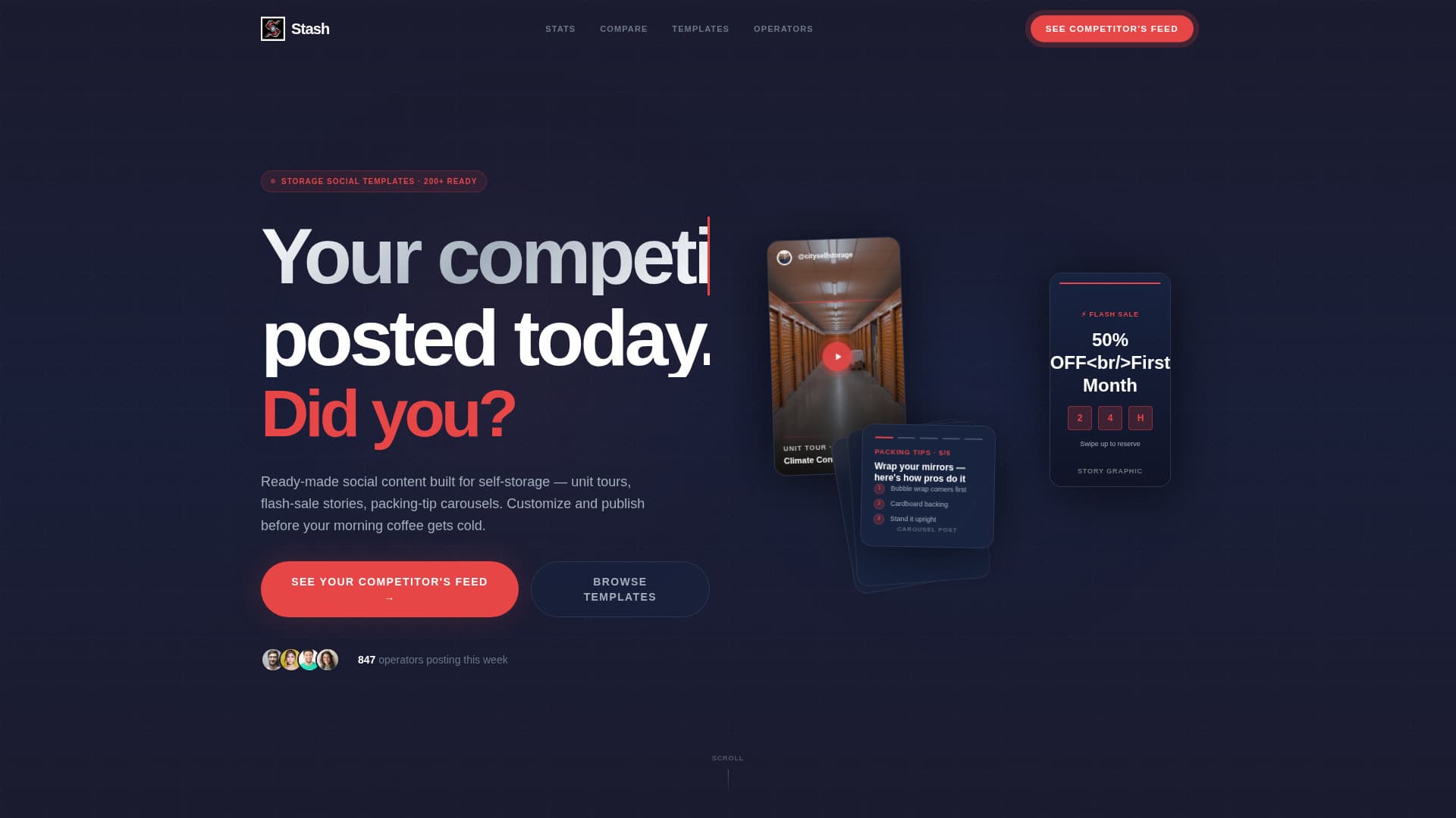 Storage Digital Presence Advanced Professional Website Template