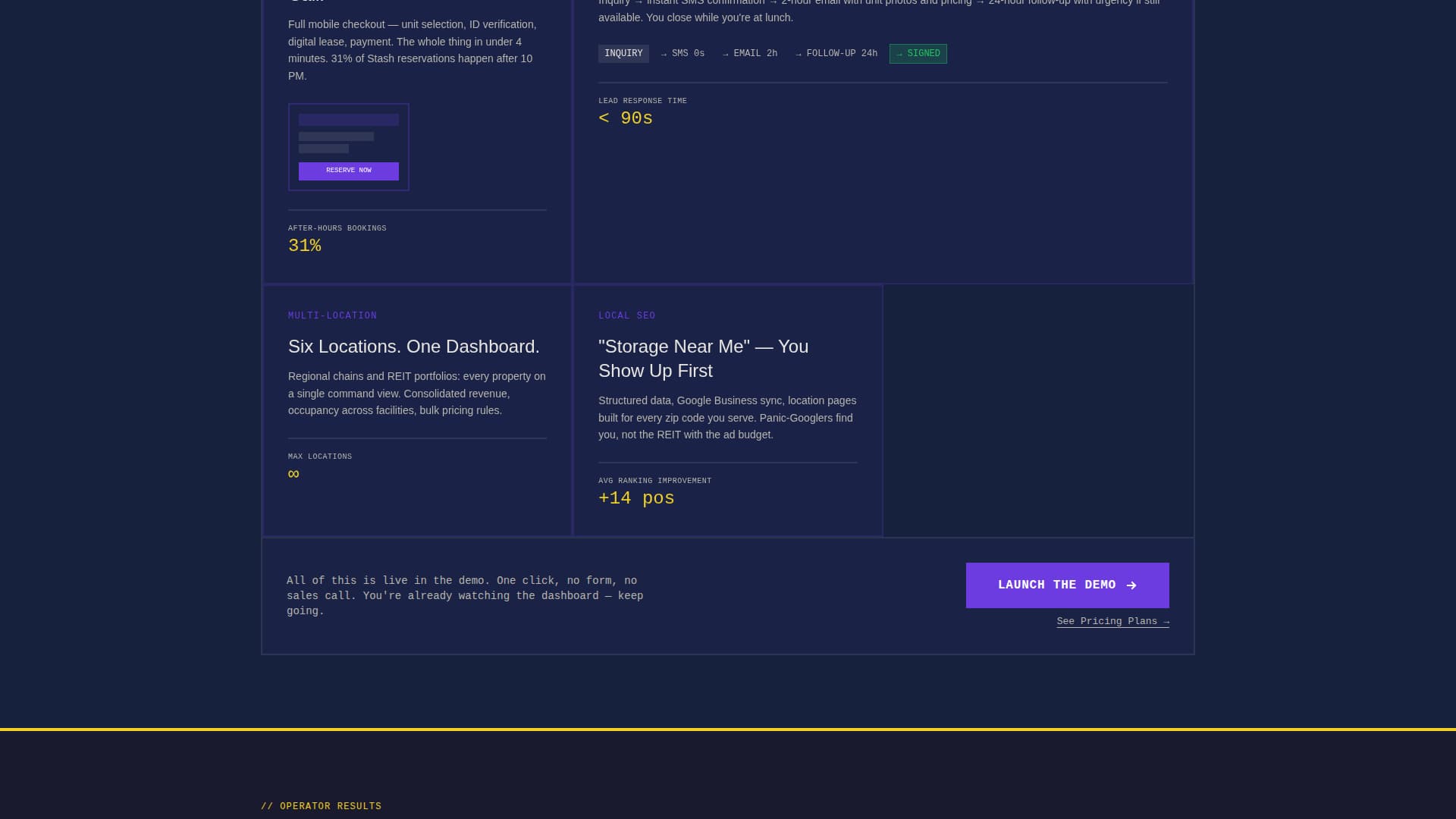 Stash - Powerful Storage Landing Page Template