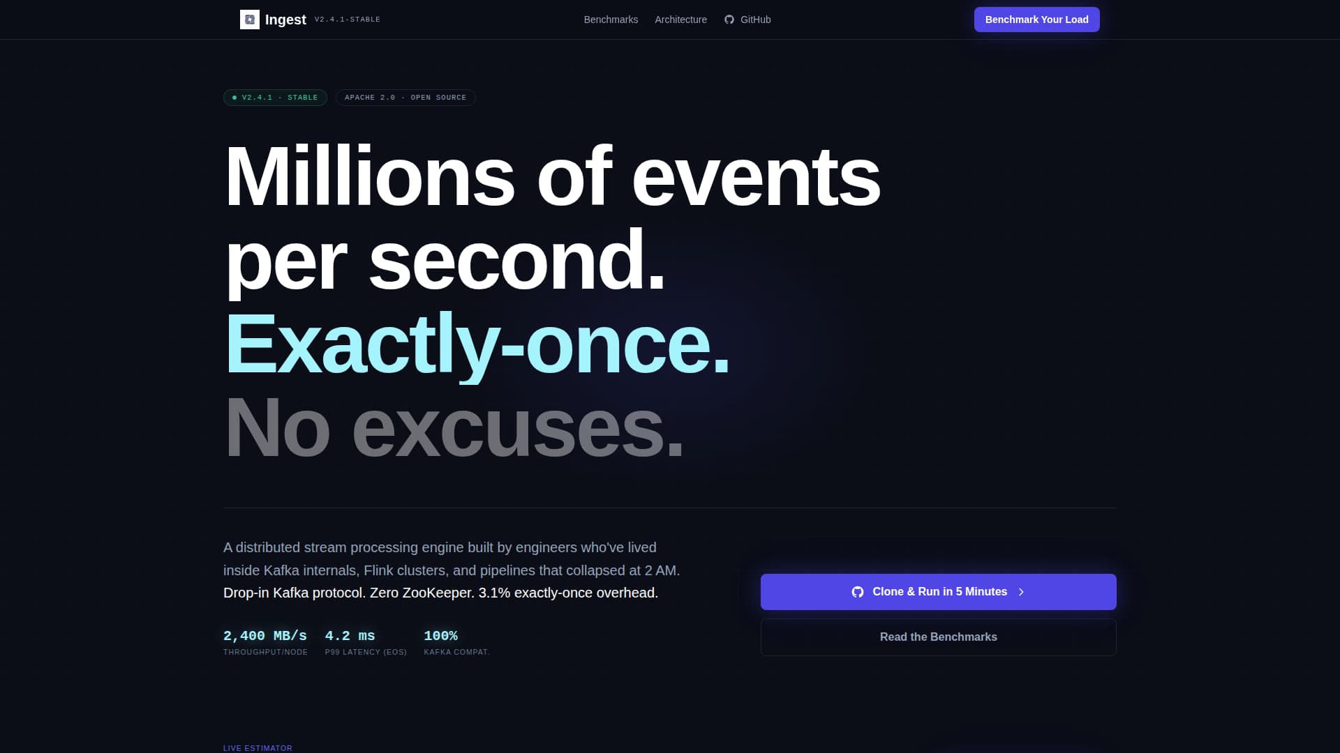 Stream — Data Processing Landing Page Template