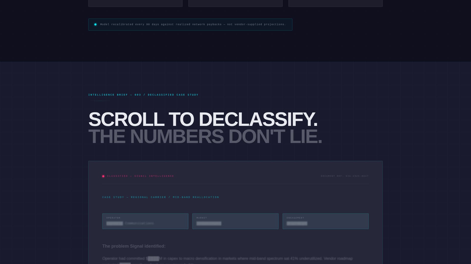 Signal - Intelligent Telecom Landing Page Template