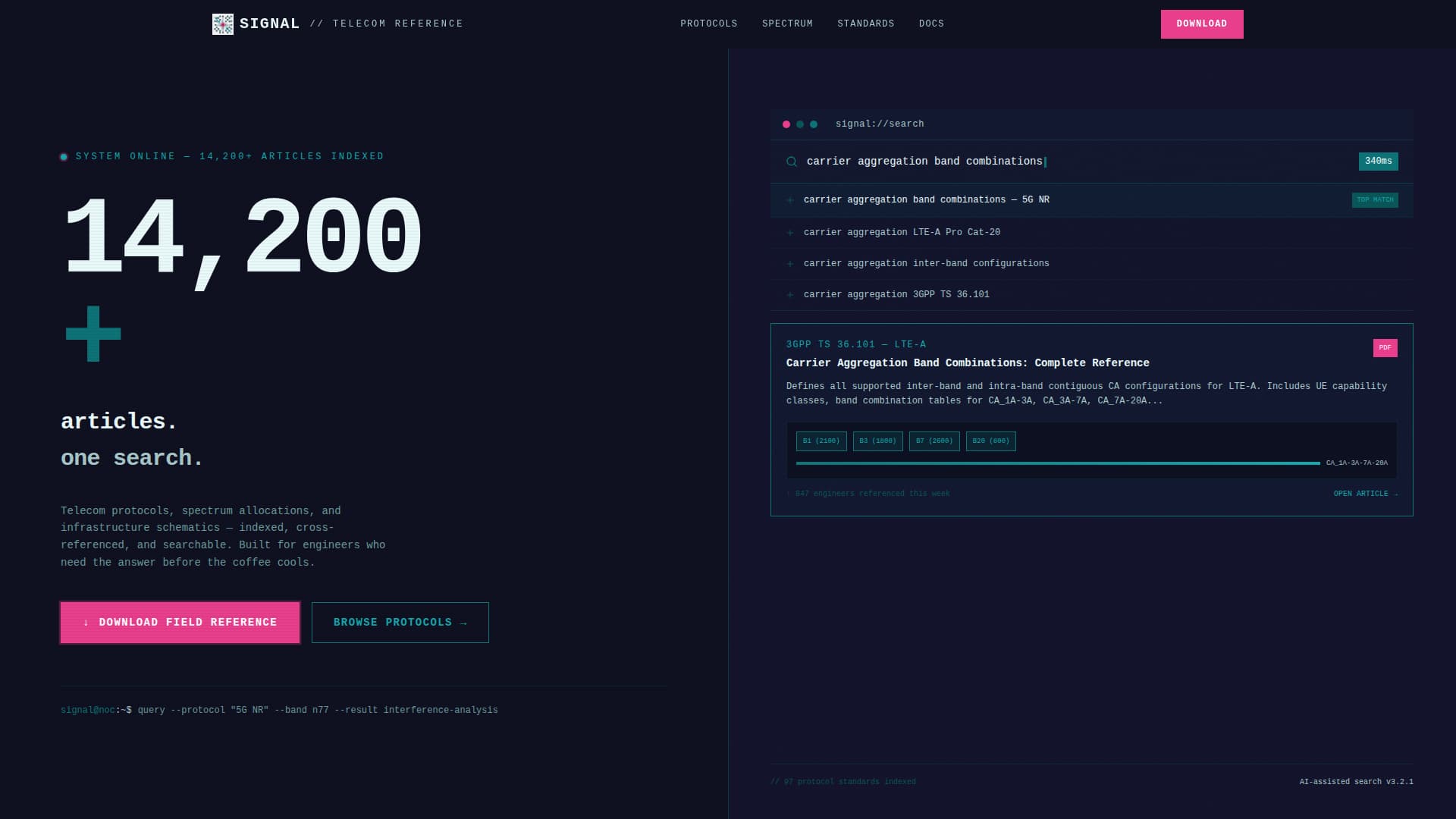 Nexus — Telecom Landing Page Template