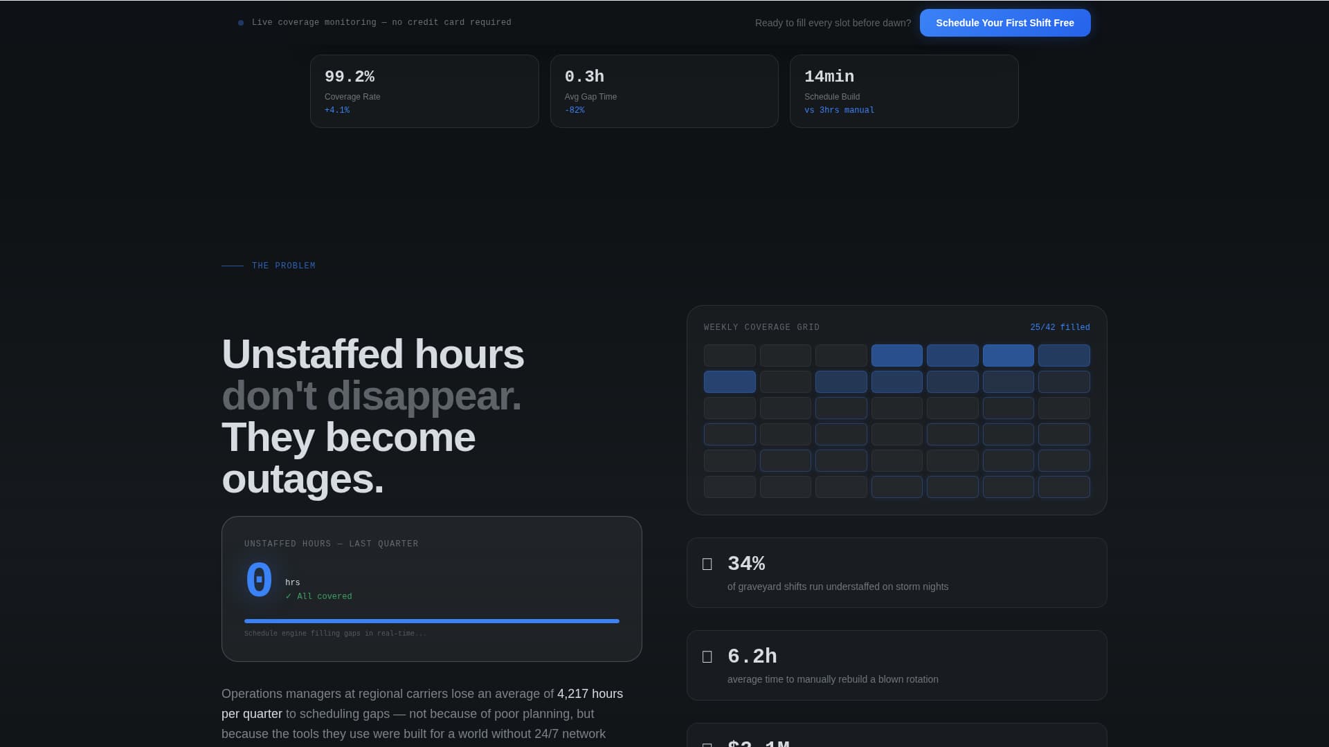 Telecommunications - High-Converting Staff Landing Page Template