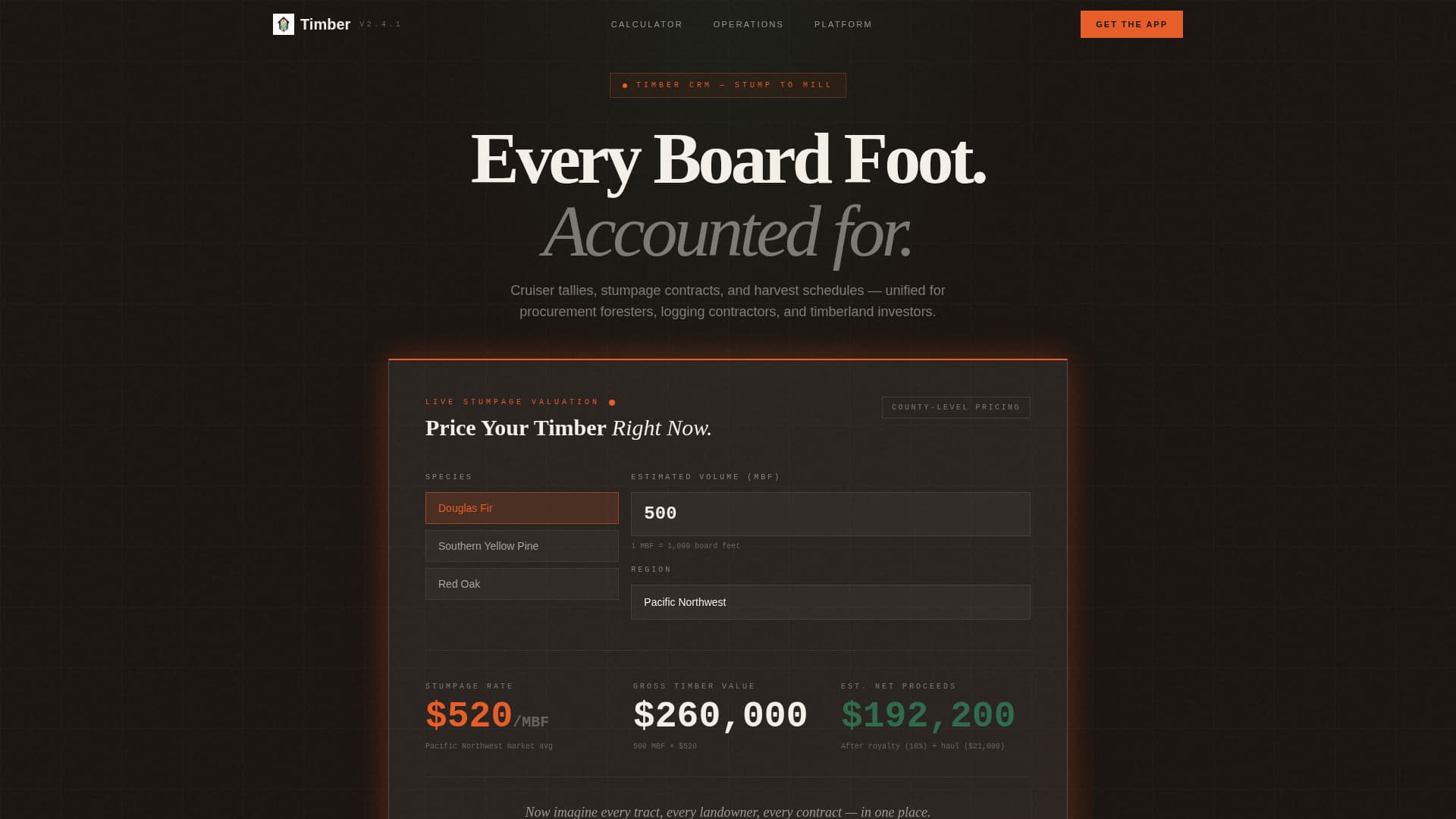 Timber - Powerful Forestry Landing Page Template