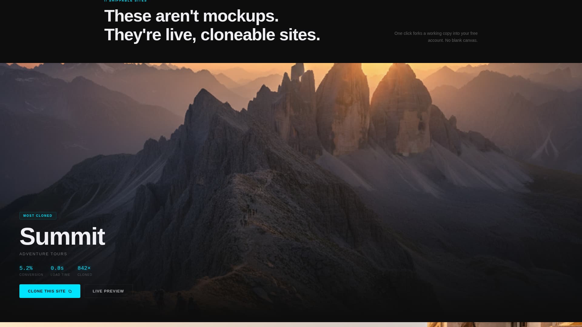 Voyage - Modular Travel Landing Page Template