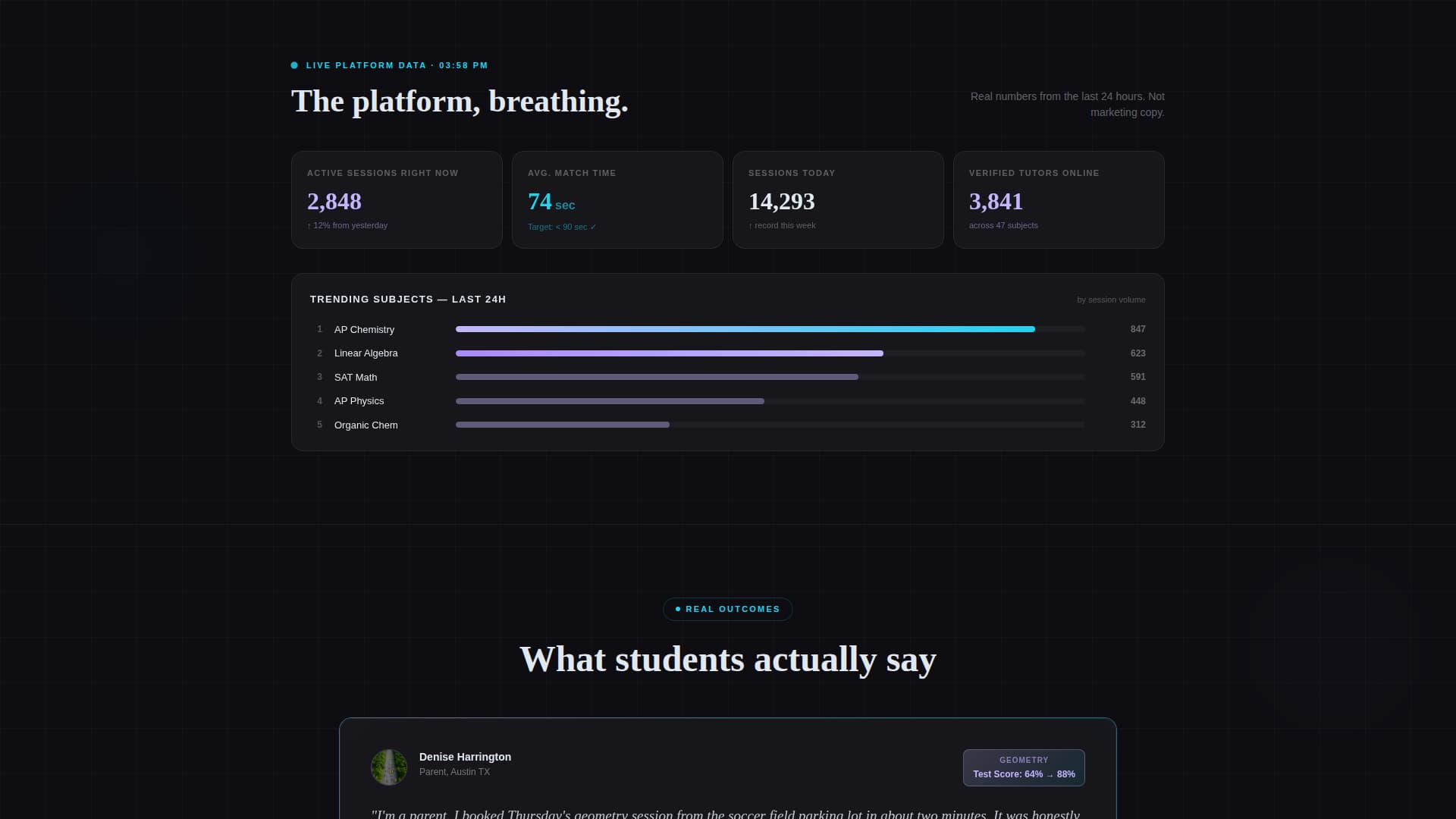 Tutor - Instant Tutoring Landing Page Template