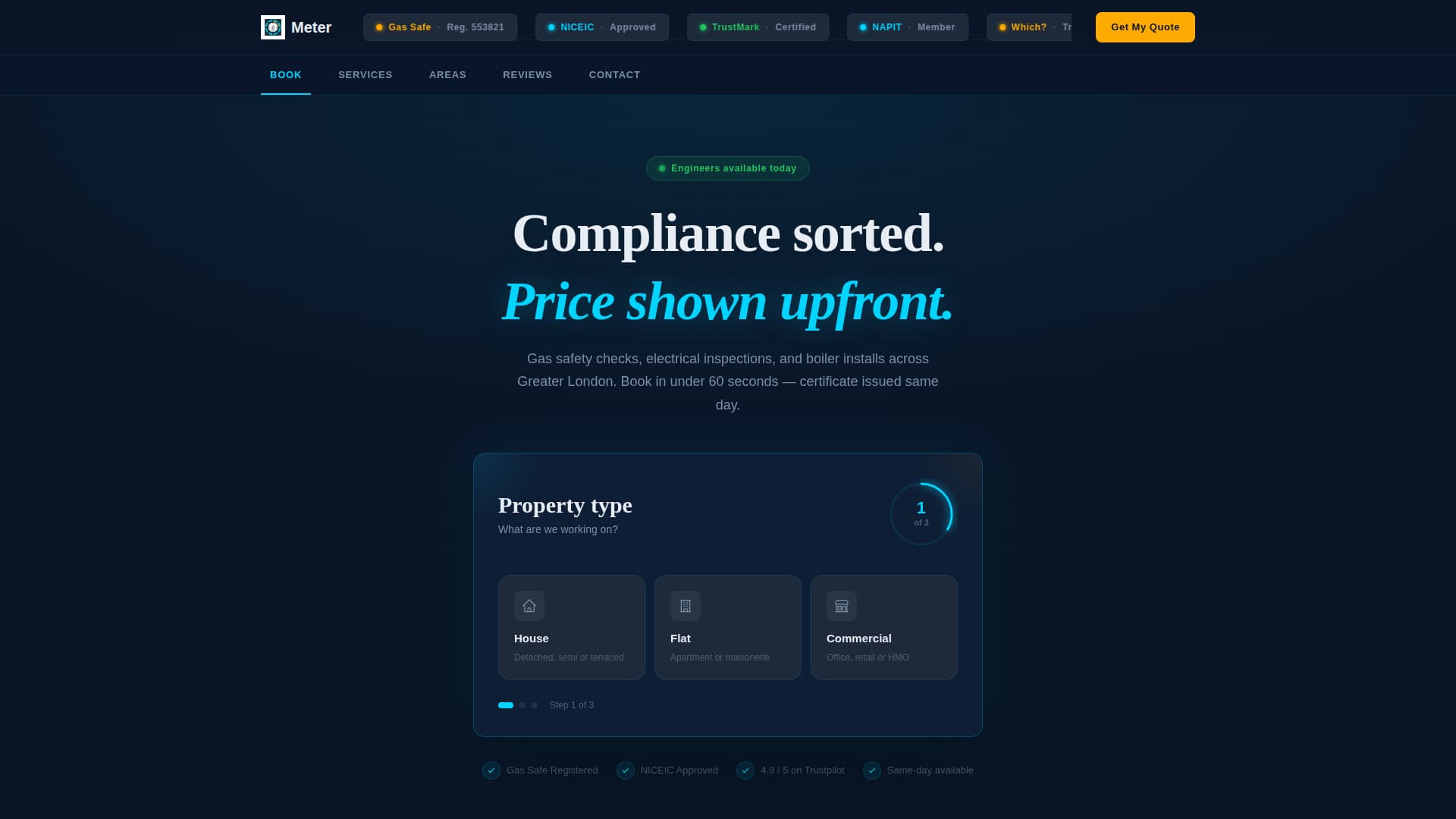 Meter - Powerful Utility Landing Page Template