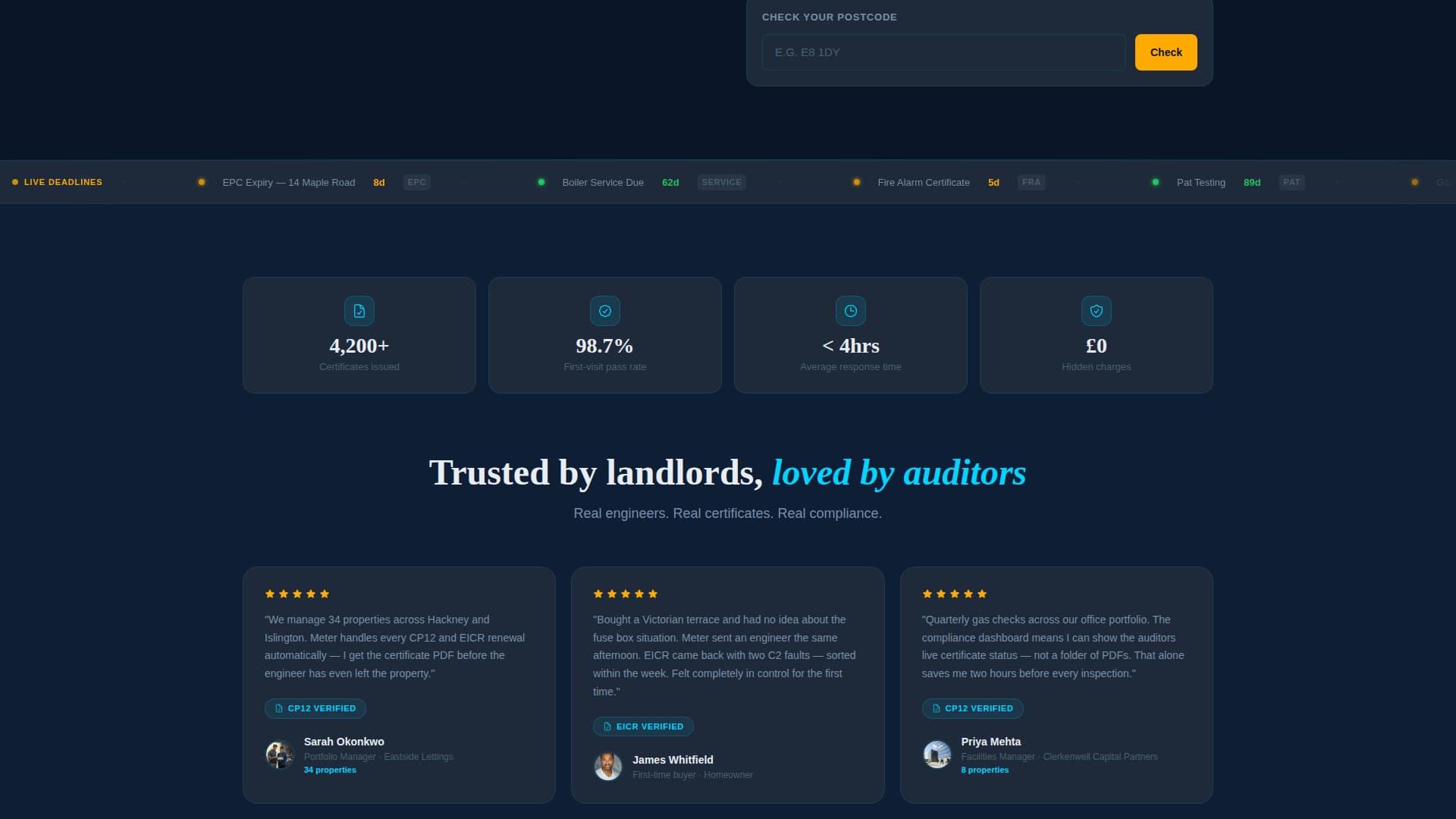 Meter - Powerful Utility Landing Page Template