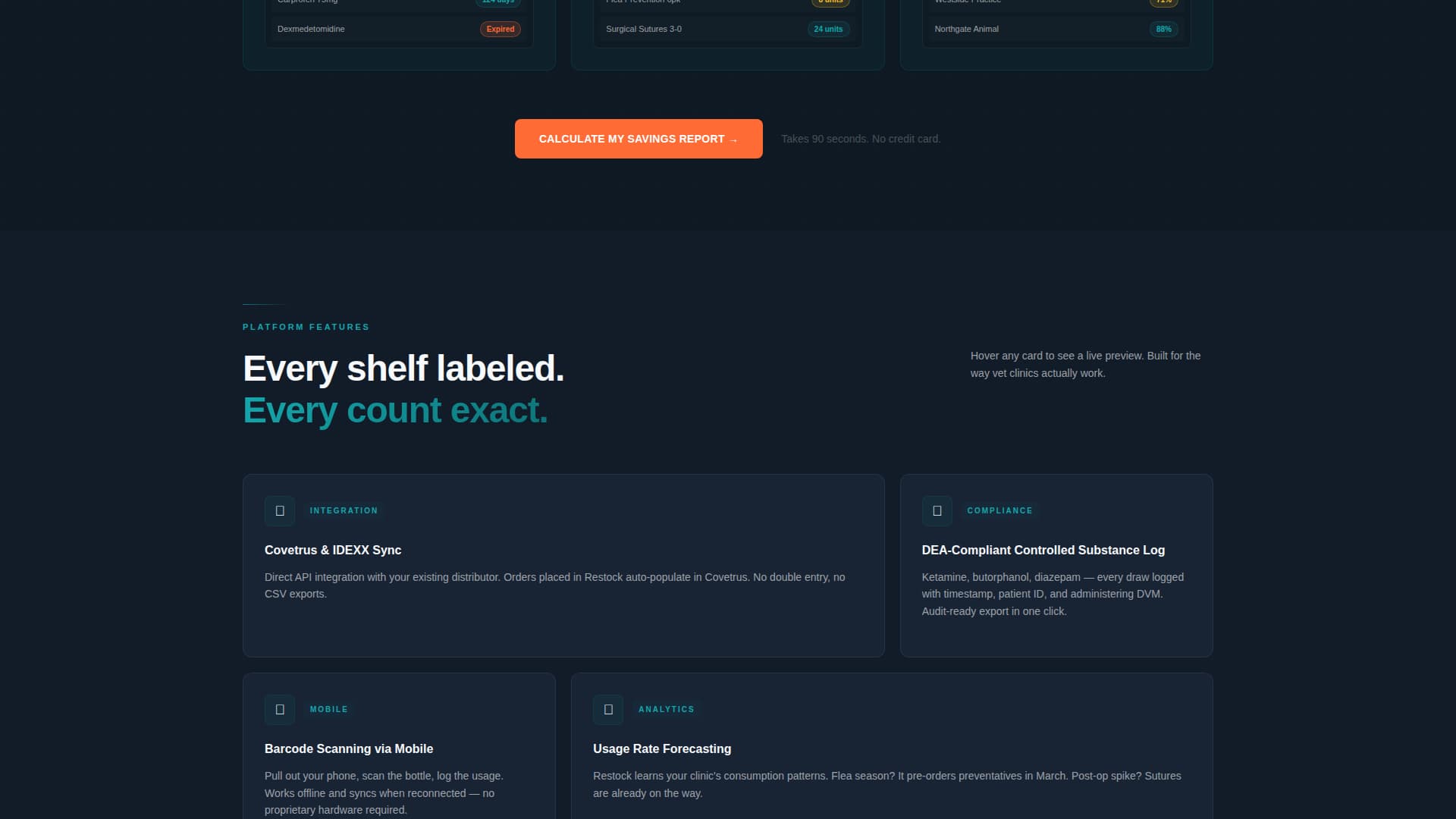 Restock - Powerful Veterinary Landing Page Template