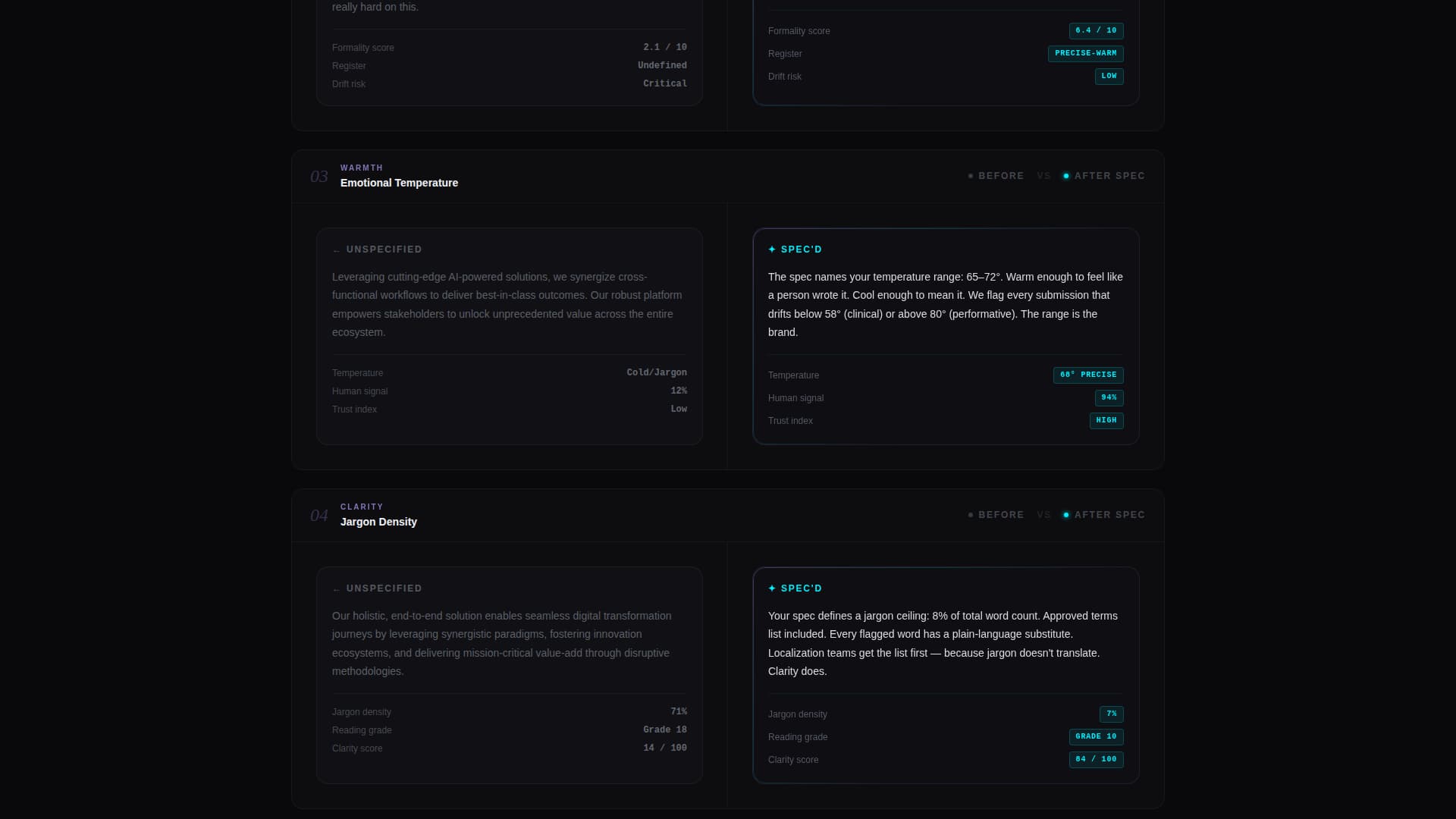 Lexicon - Programmable Voice Guide Landing Page Template