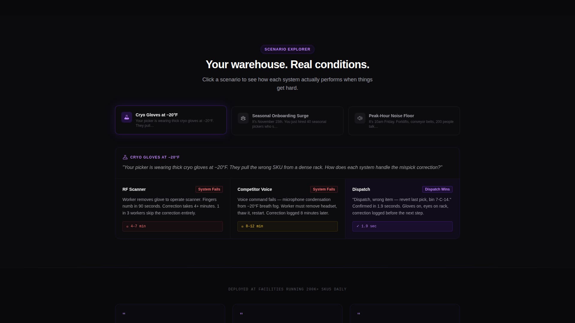 Dispatch - Powerful Warehouse Landing Page Template