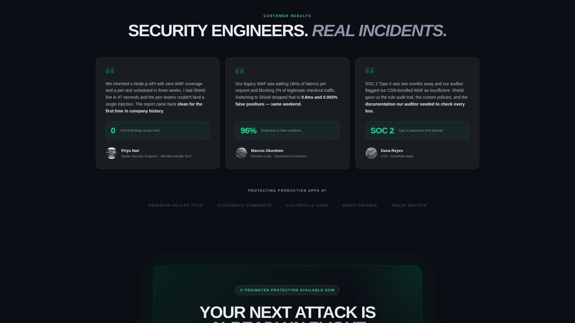 Shield - Powerful WAF Landing Page Template