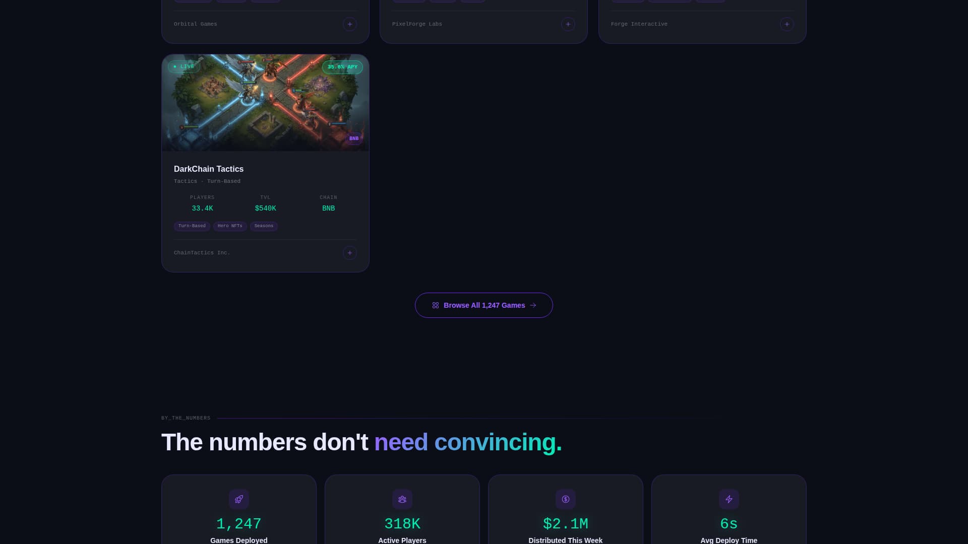Mint - Powerful Web3 Gaming Landing Page Template