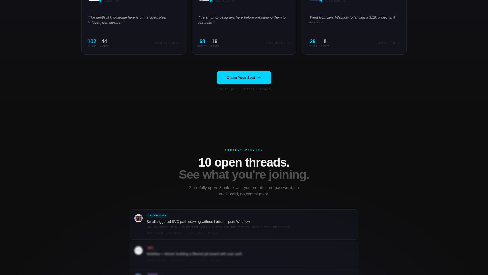 Forumhub - Dynamic Community Landing Page Template