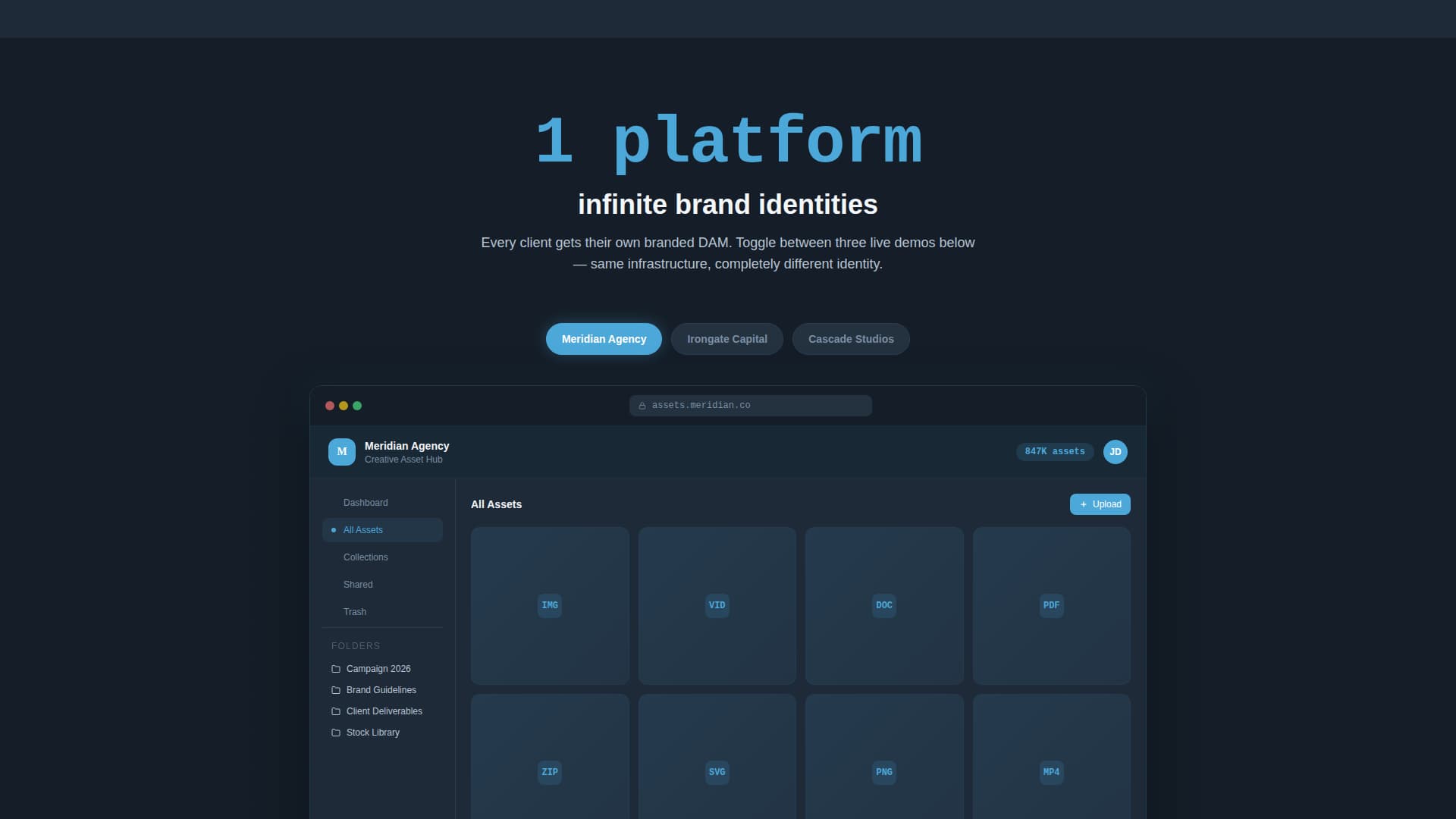 Vault - Powerful Whitelabel Landing Page Template