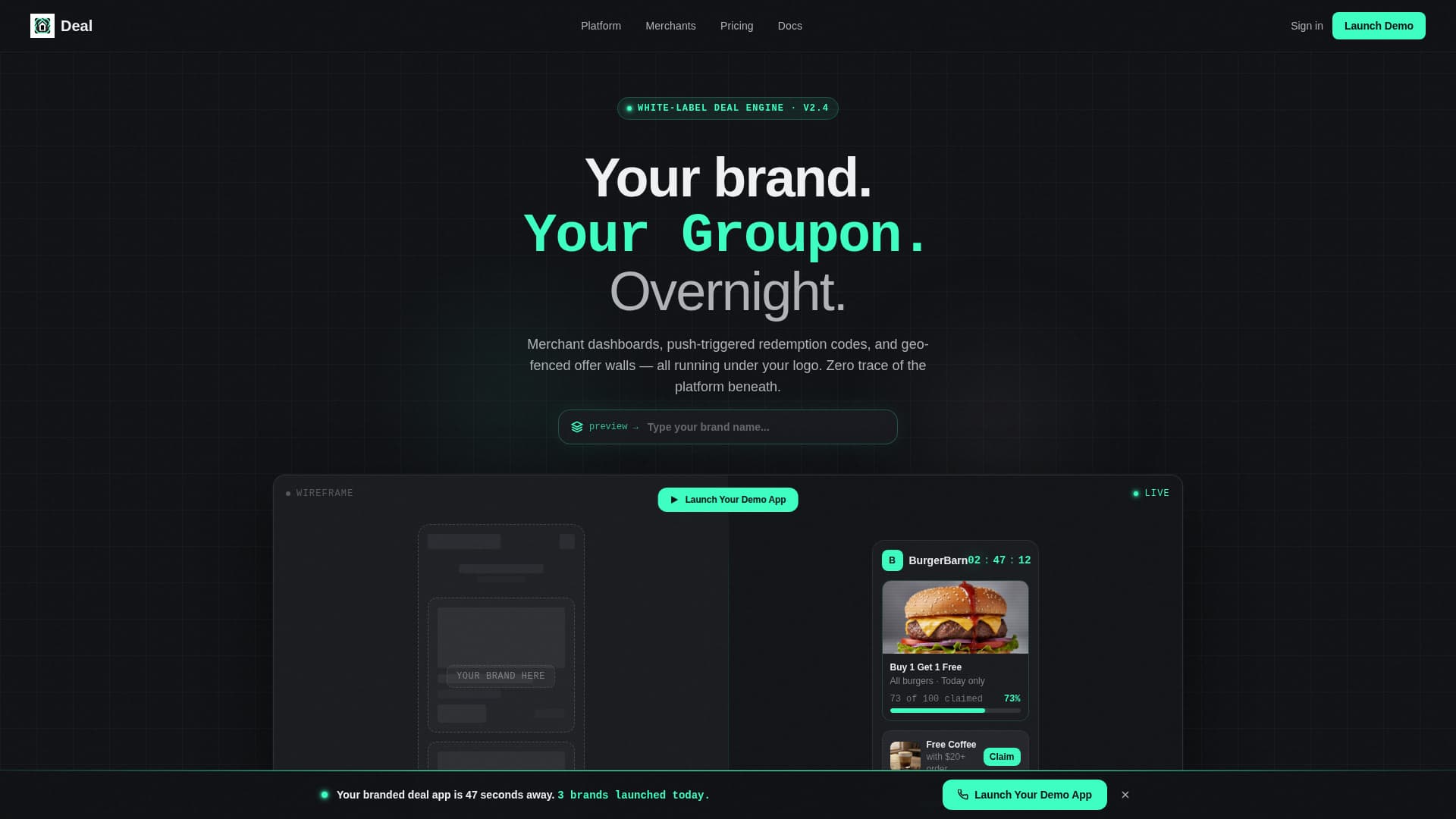 Deal - Powerful Whitelabel Landing Page Template