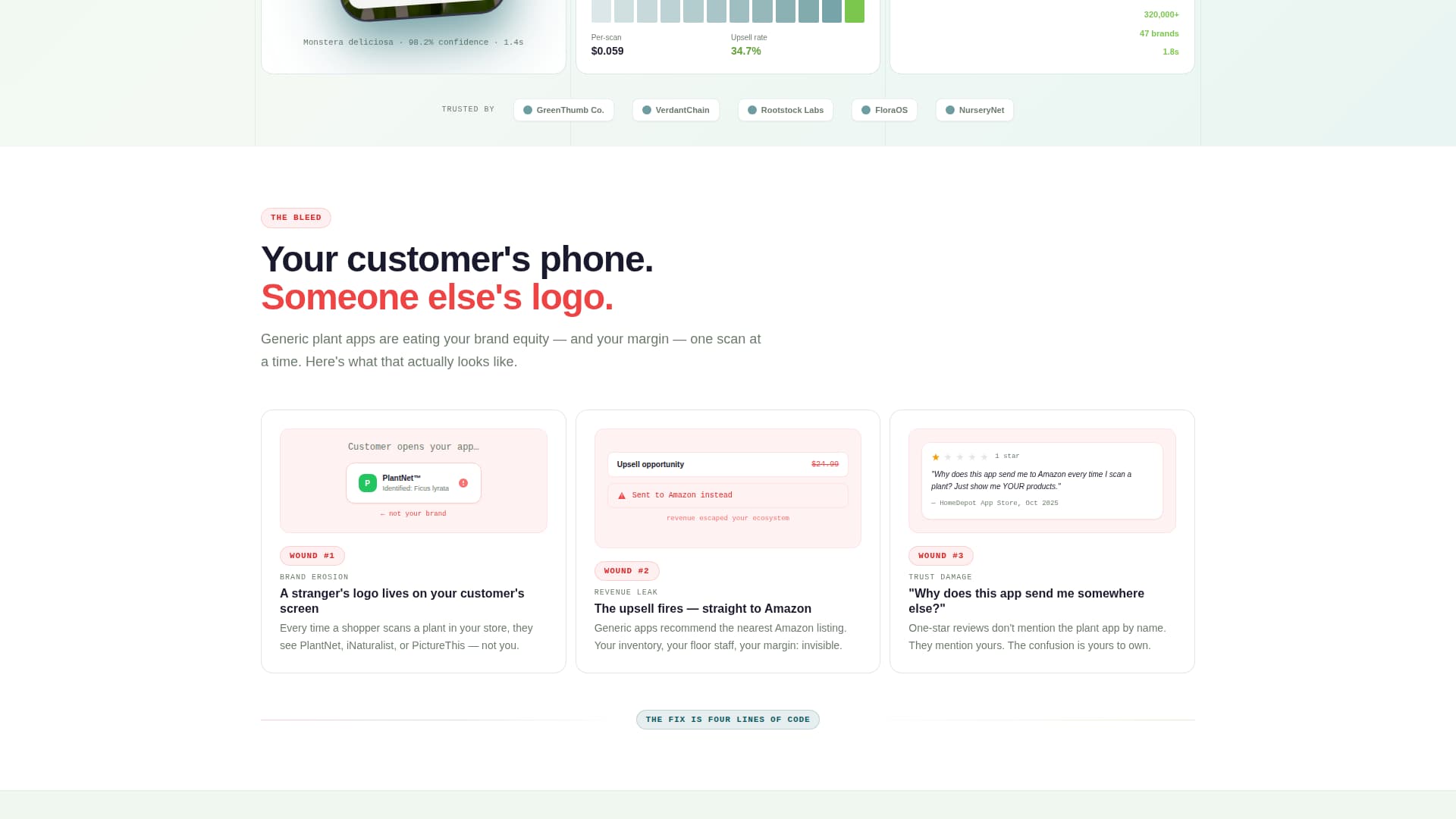 Canopy - Instant Botanist Landing Page Template