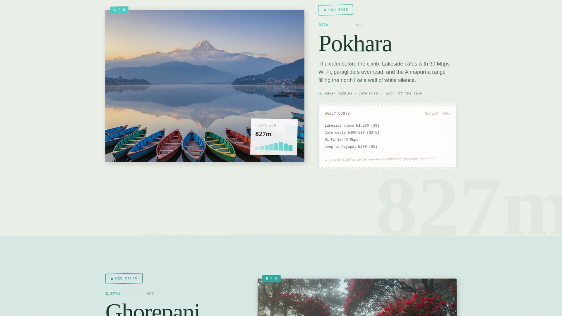 Trek - Adventurous Budget Landing Page Template