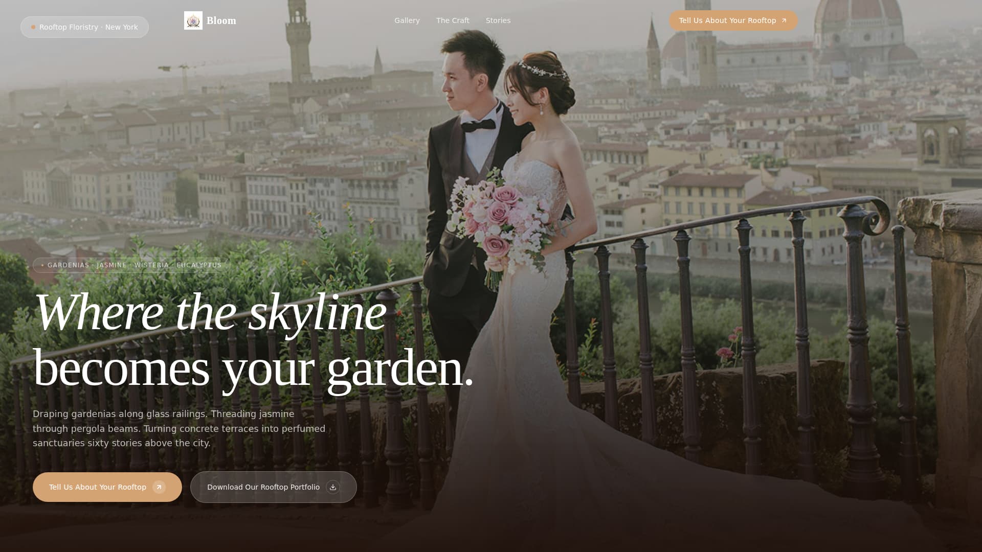 Petals — Flower Arrangements Landing Page Template