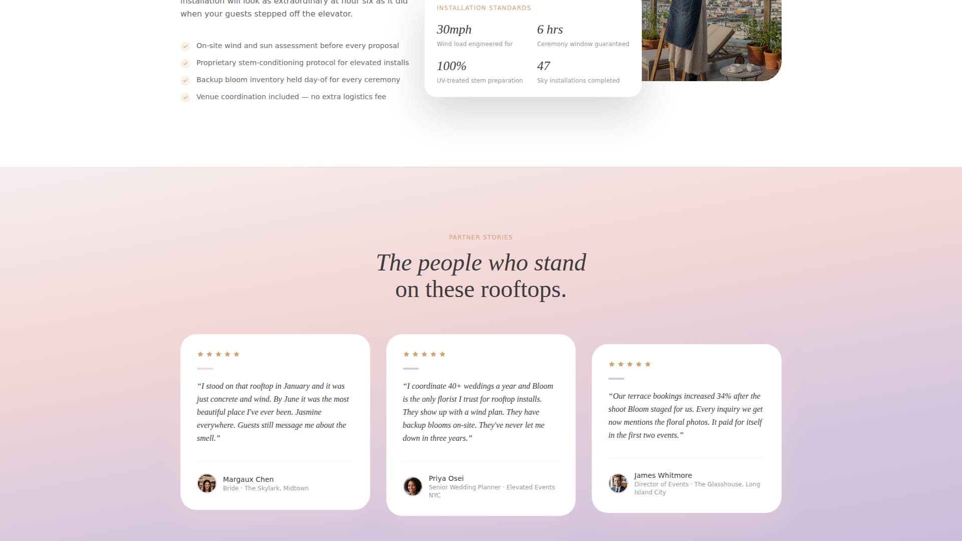 Petals — Flower Arrangements Landing Page Template