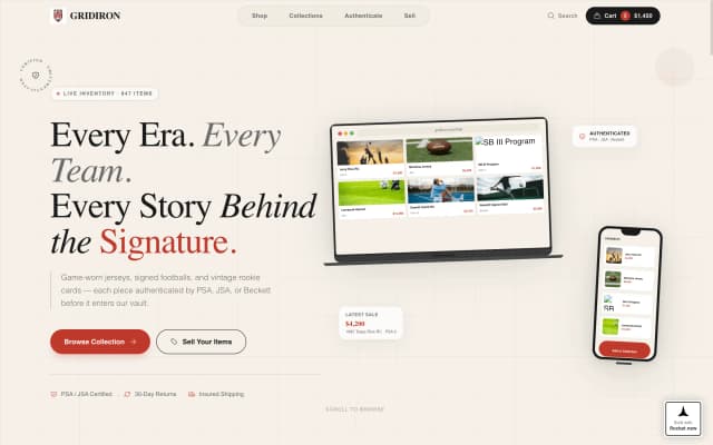 Auction & Collectibles templates