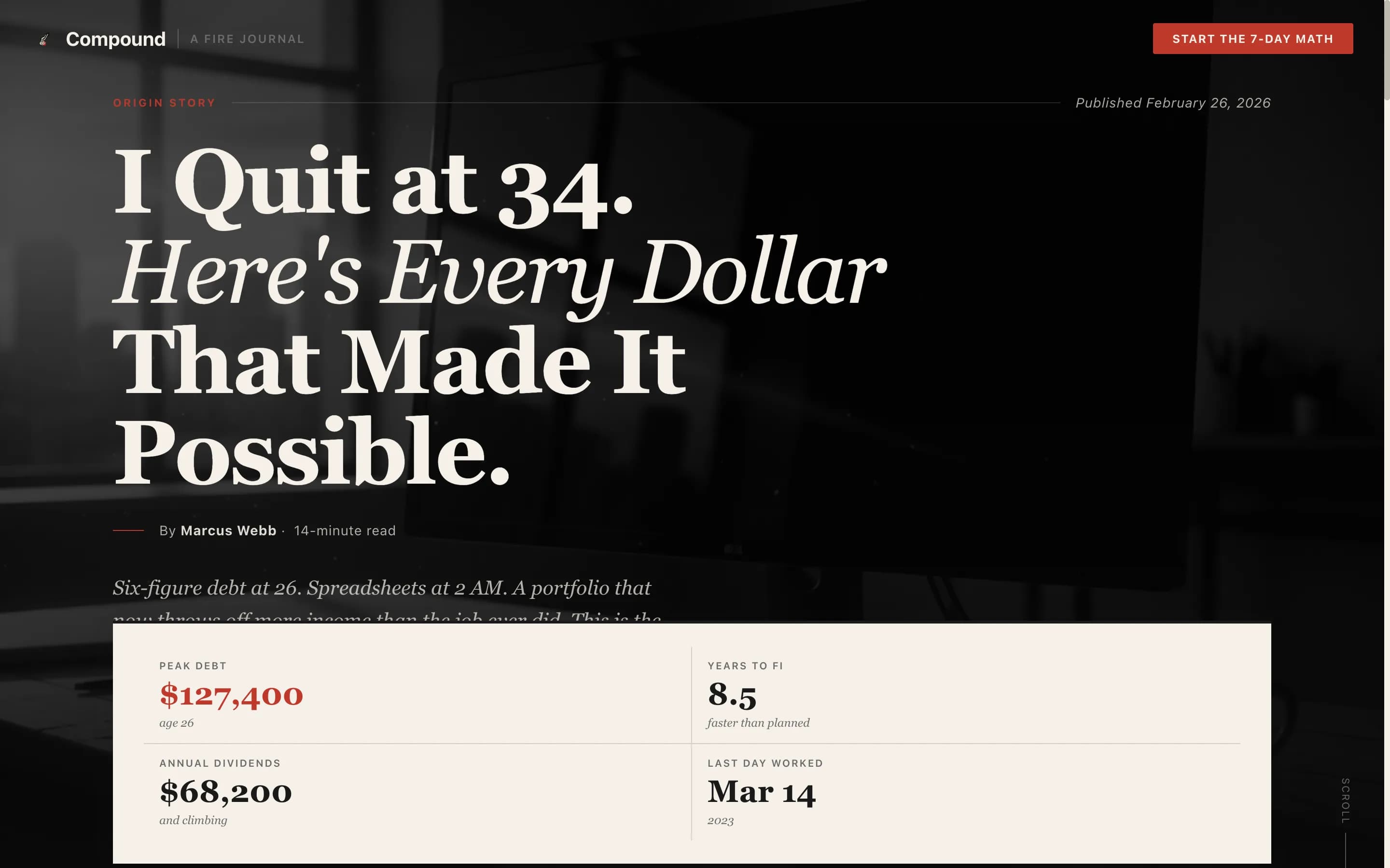 Compound - Bold Fire Landing Page Template