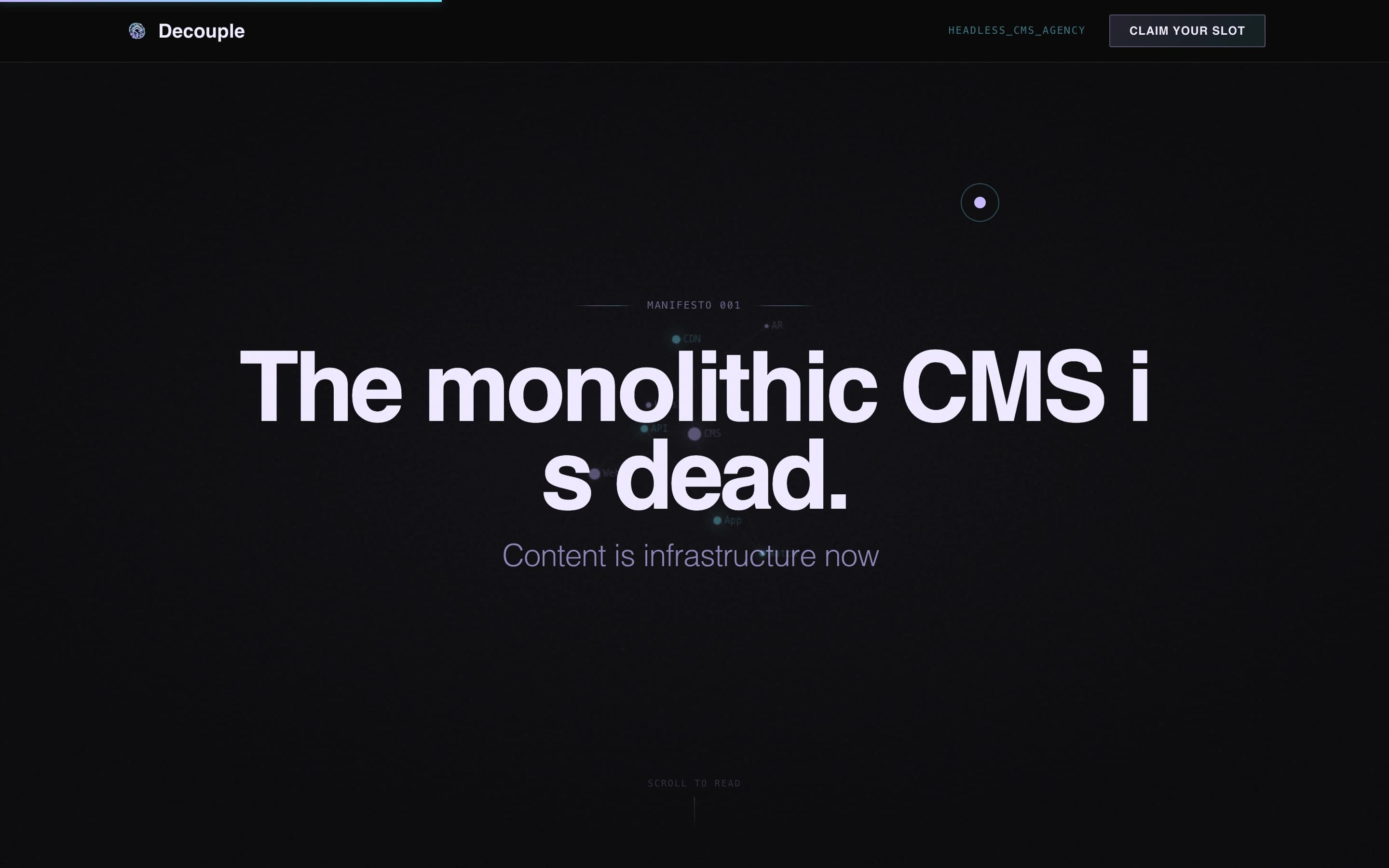 Decouple - Frictionless Headlesscms Landing Page Template