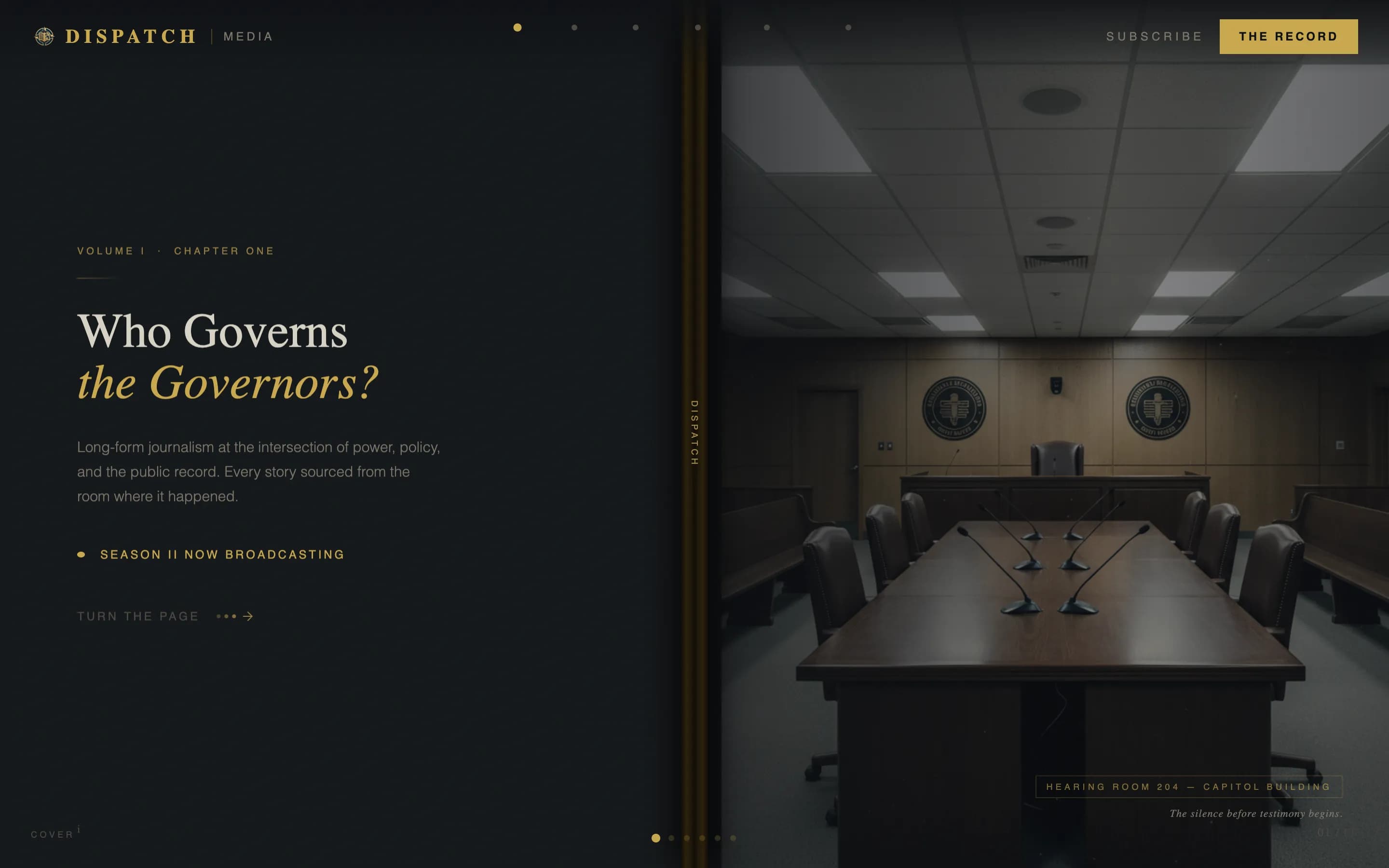 Dispatch — Expert Public Administration Landing Page Template