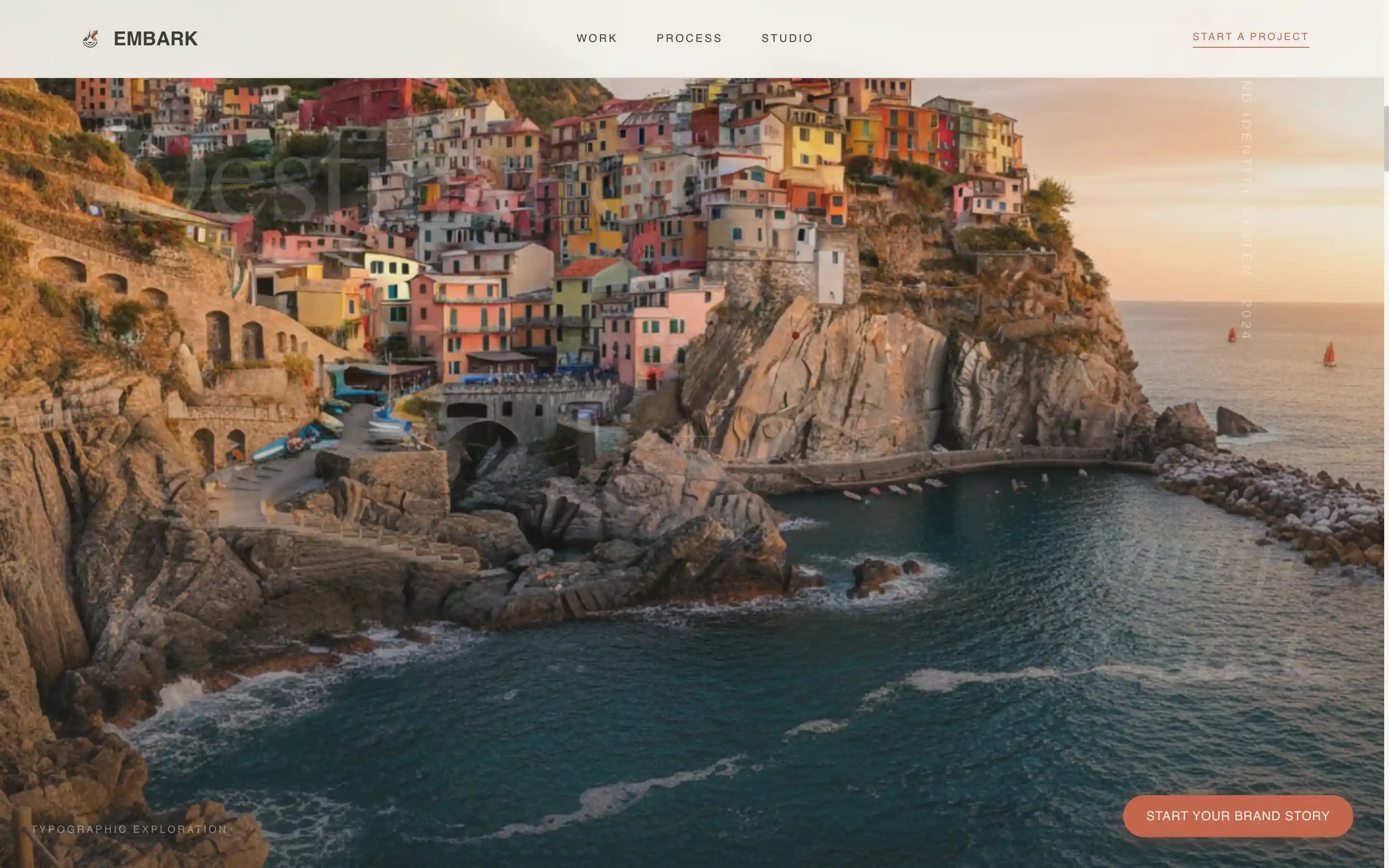 Embark - Immersive Travelbranding Landing Page Template