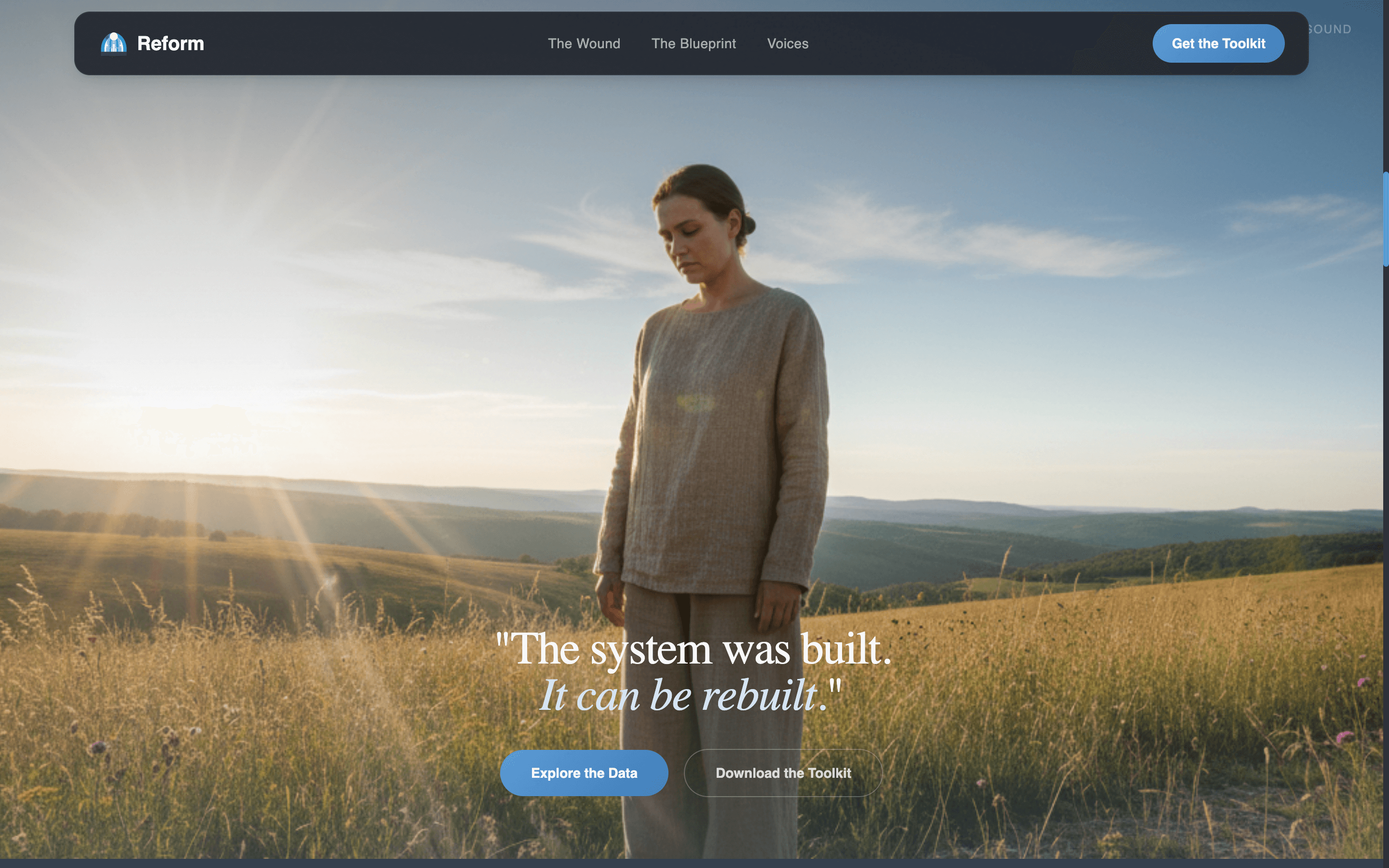 Reform - Powerful Prisonreform Landing Page Template