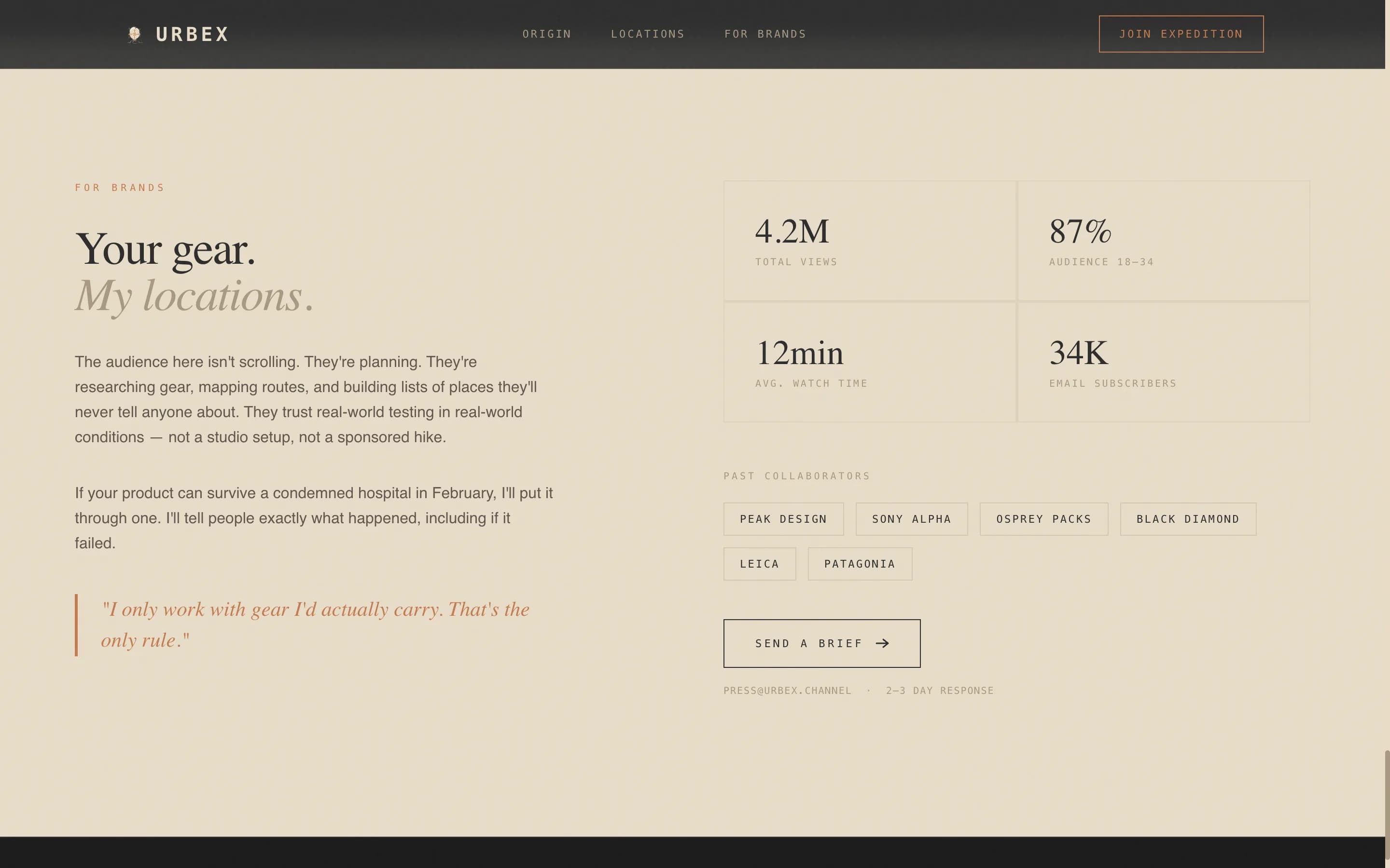Urbex - Compelling Abandonedplaces Landing Page Template